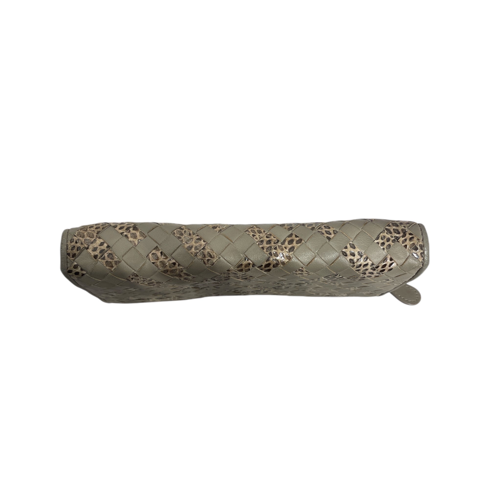BOTTEGA VENETA/Long Wallet/Leather/GRY/B01800310S view 3
