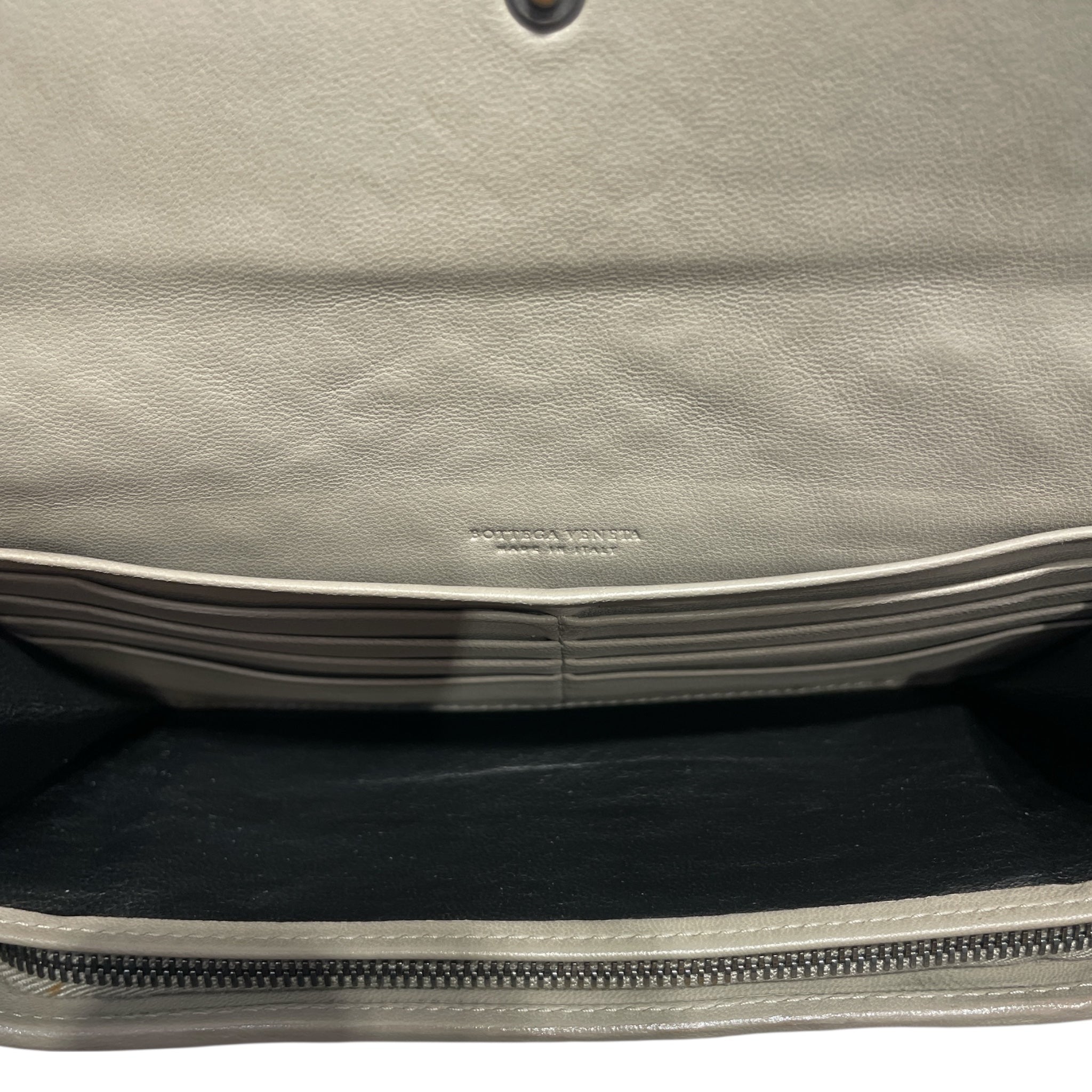 BOTTEGA VENETA/Long Wallet/Leather/GRY/B01800310S view 4