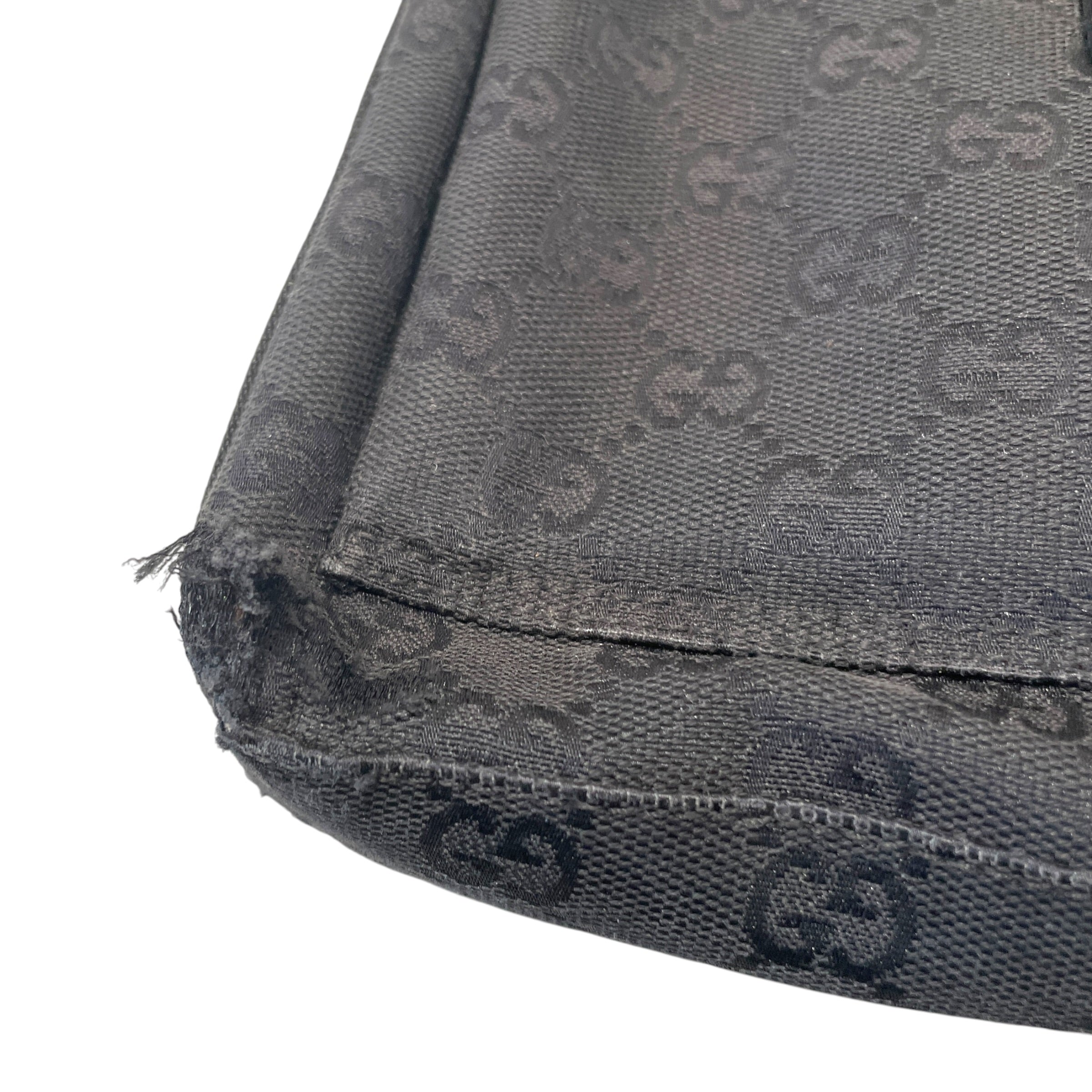 GUCCI/Cross Body Bag/Cotton/BLK/GG Monogram Jackie Bag view 3