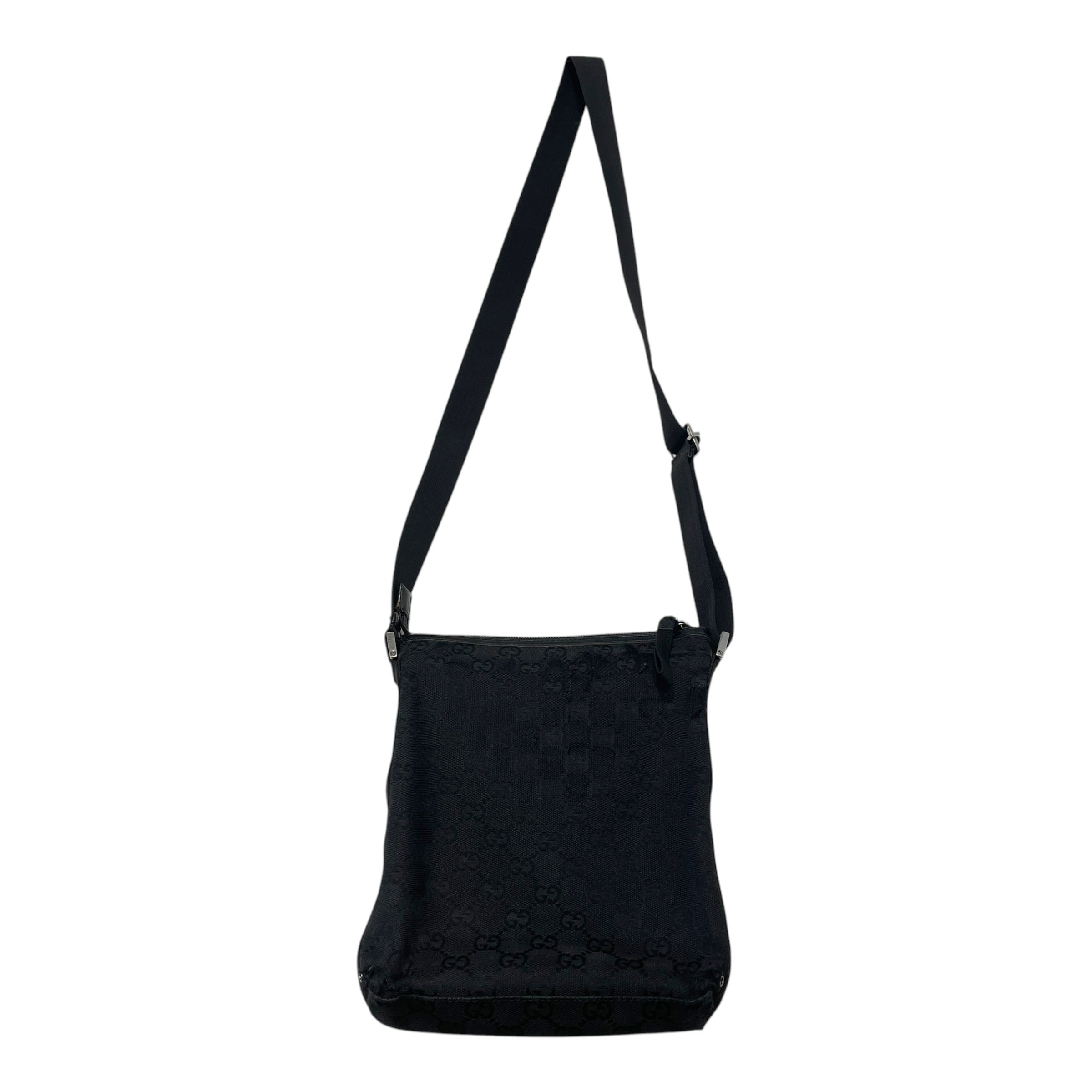 GUCCI/Cross Body Bag/Cotton/BLK/GG Monogram Jackie Bag view 4