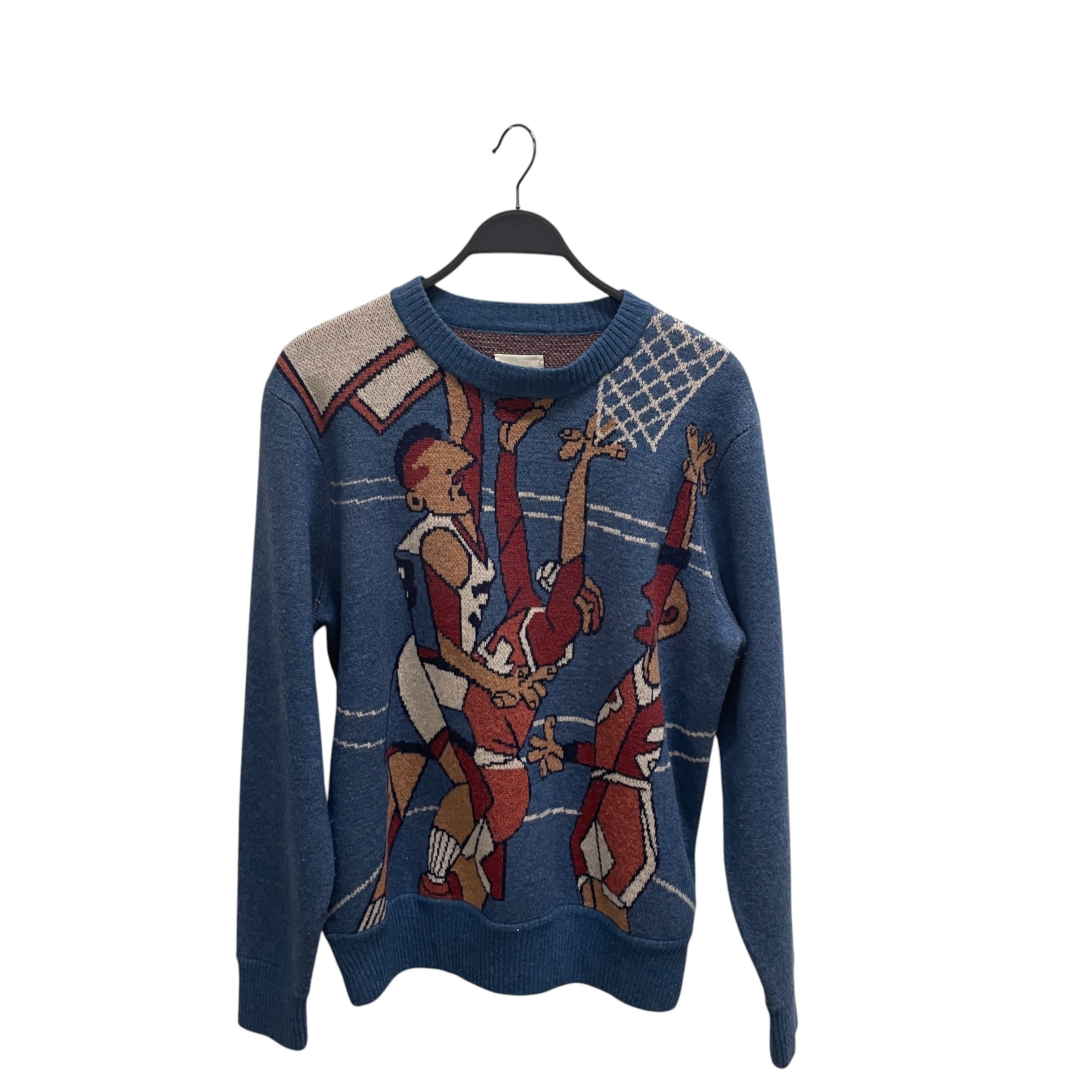 AIME LEON DORE/Sweater/L/Cotton/BLU/BASKETBALL GRPHC view 1
