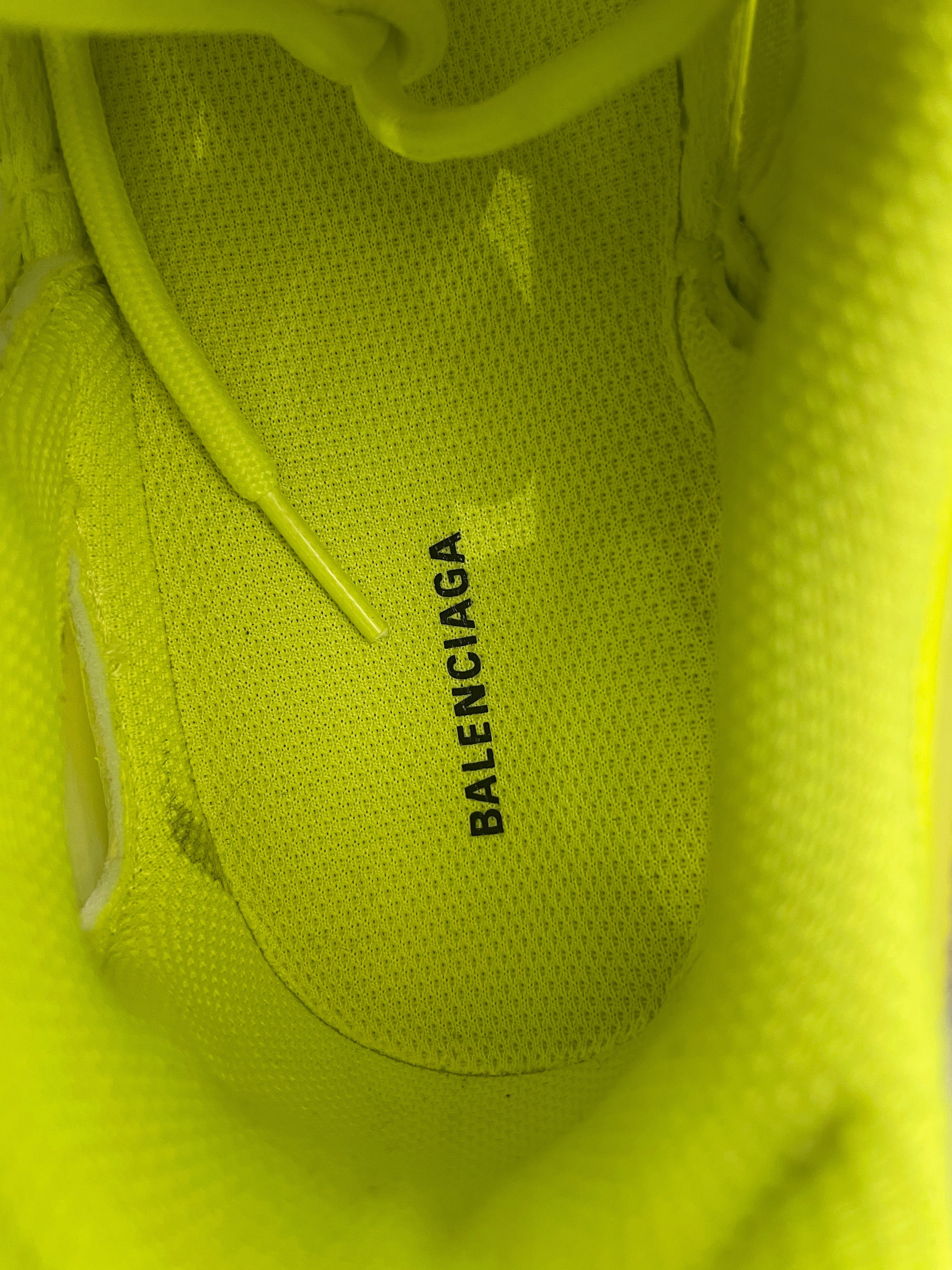 BALENCIAGA/Low-Sneakers/EU 38/Cotton/YEL/track .2 view 3