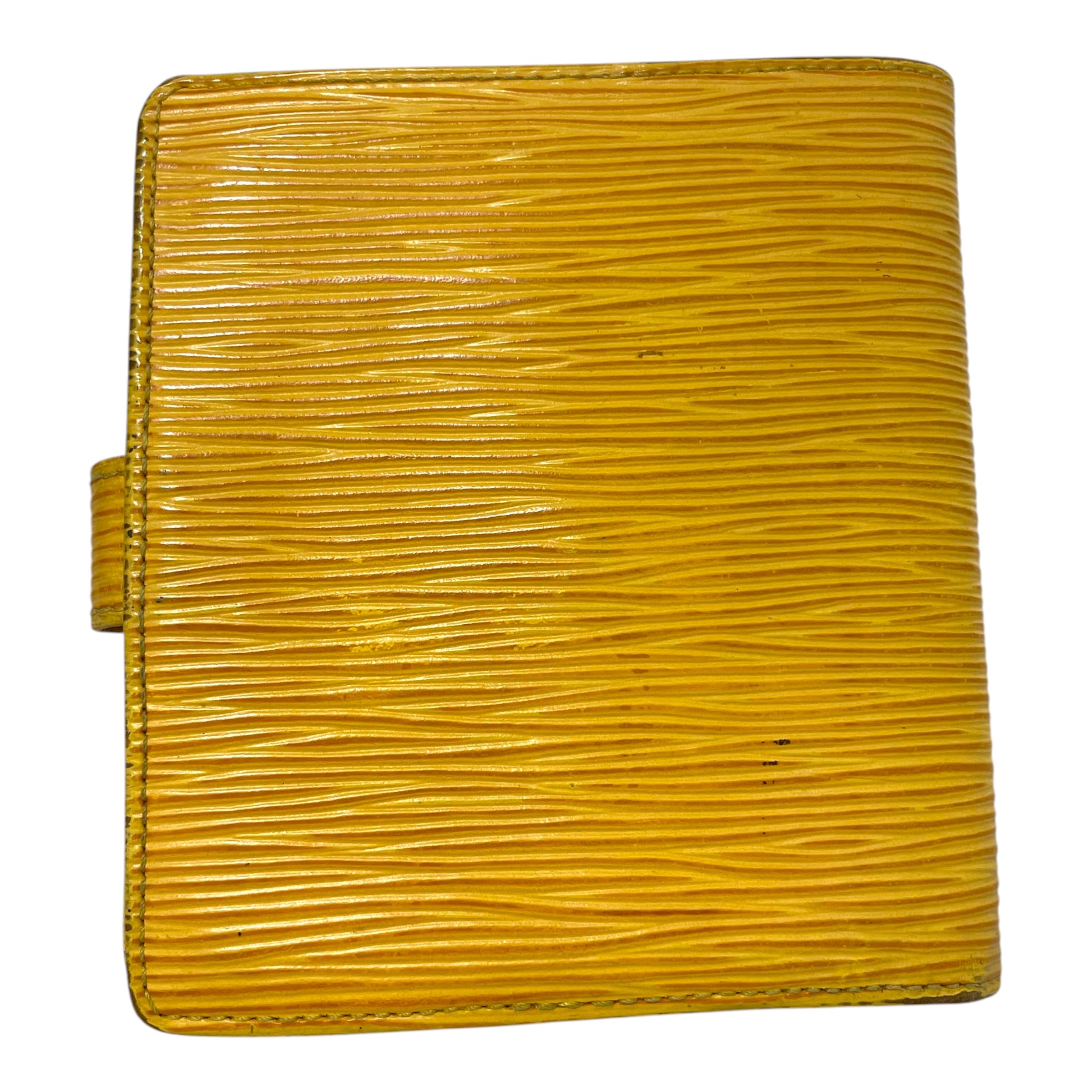 LOUIS VUITTON/Wallet/Monogram/Leather/YEL/Bifold wallet view 2