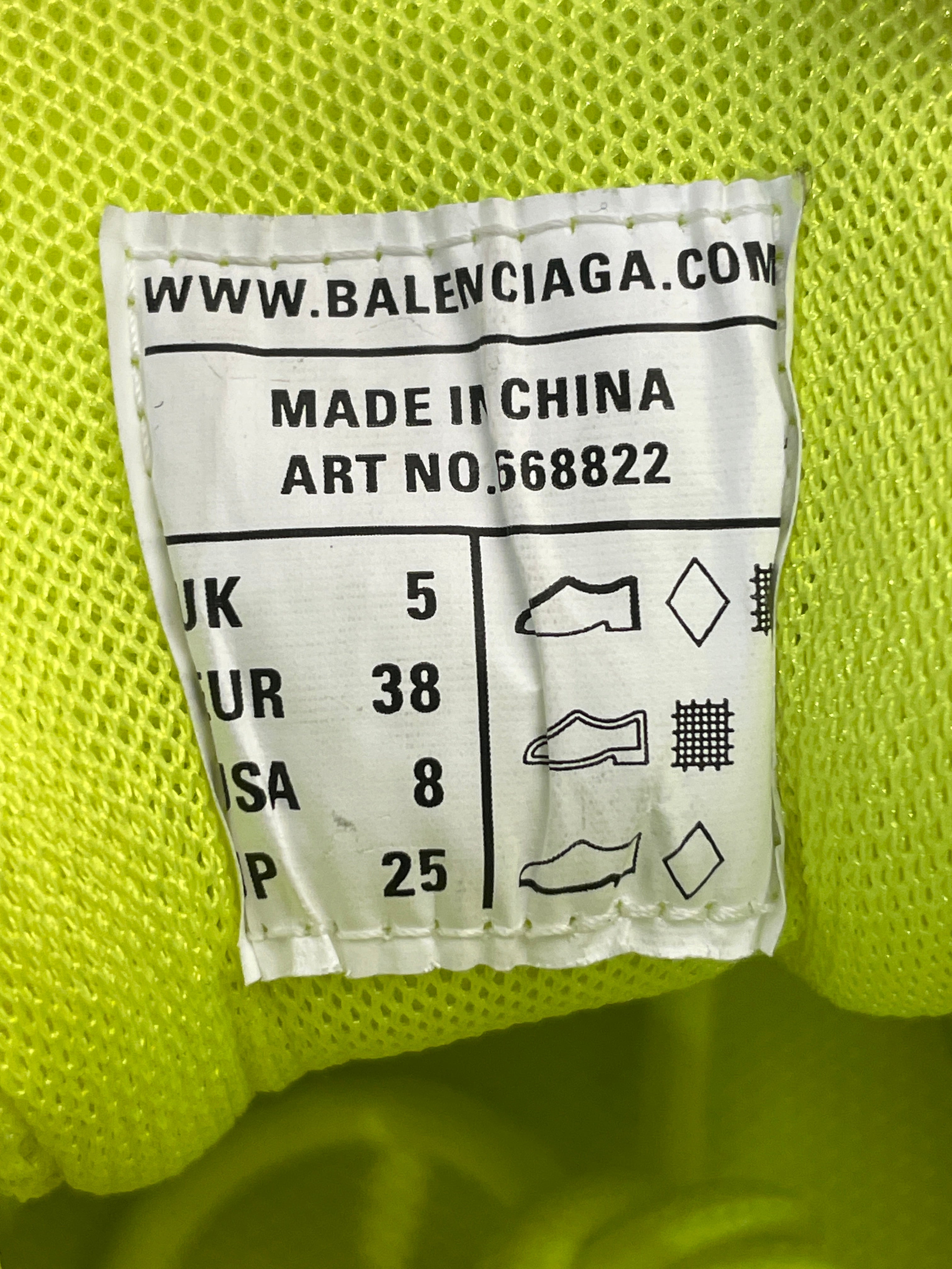 BALENCIAGA/Low-Sneakers/EU 38/Cotton/YEL/track .2 view 4