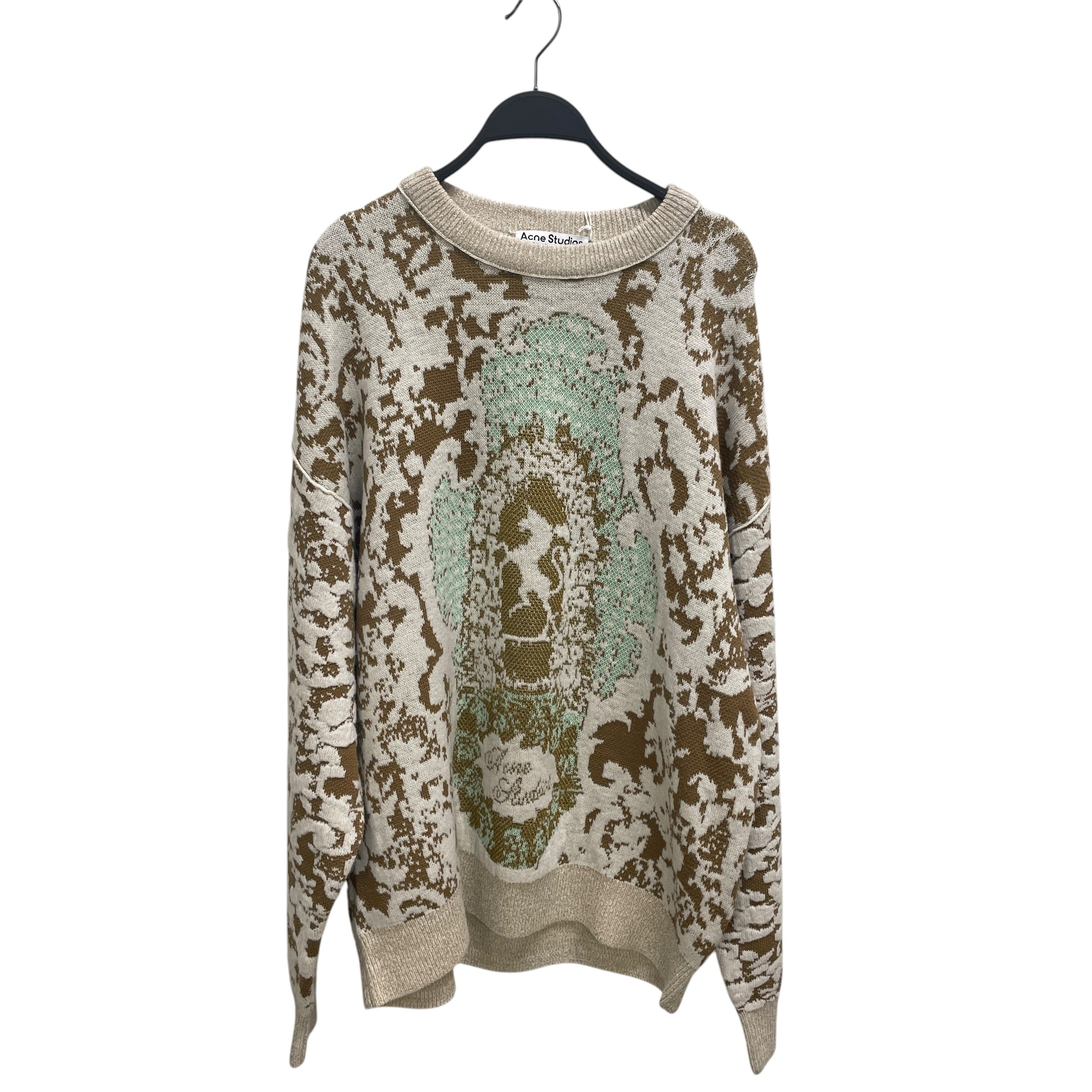 Acne Studios/Sweater/M/Wool/MLT/BROWN/GREEN/HORSE view 1