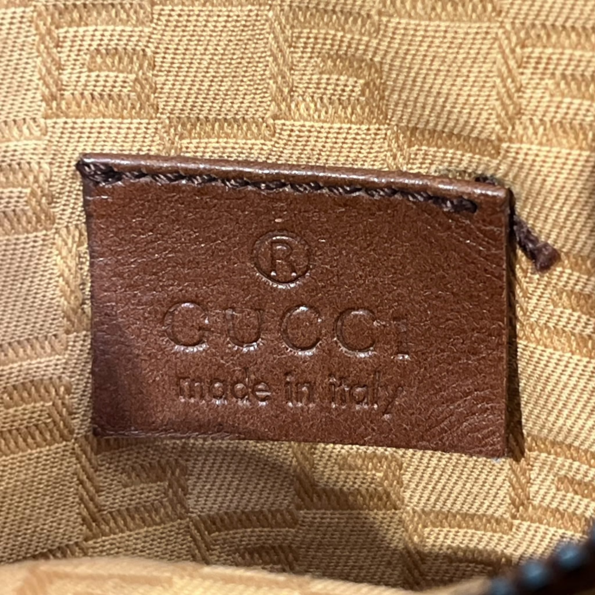 GUCCI/Hand Bag/Leather/BRW/BAMBOO HANDLE view 6