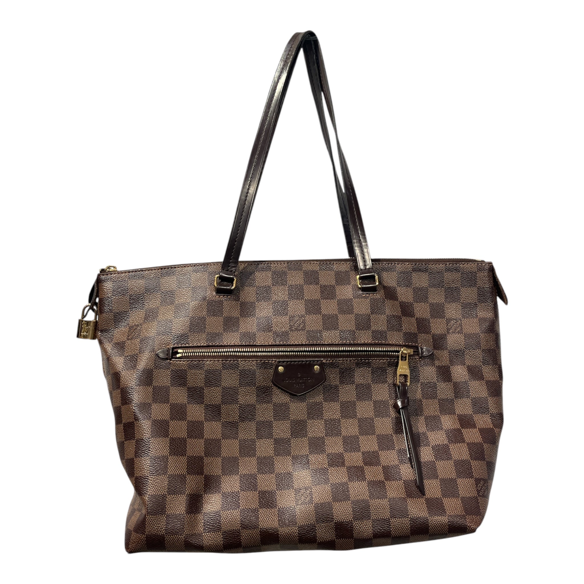 LOUIS VUITTON/Tote Bag/Monogram/Leather/BRW/DAMIER EBENE view 1