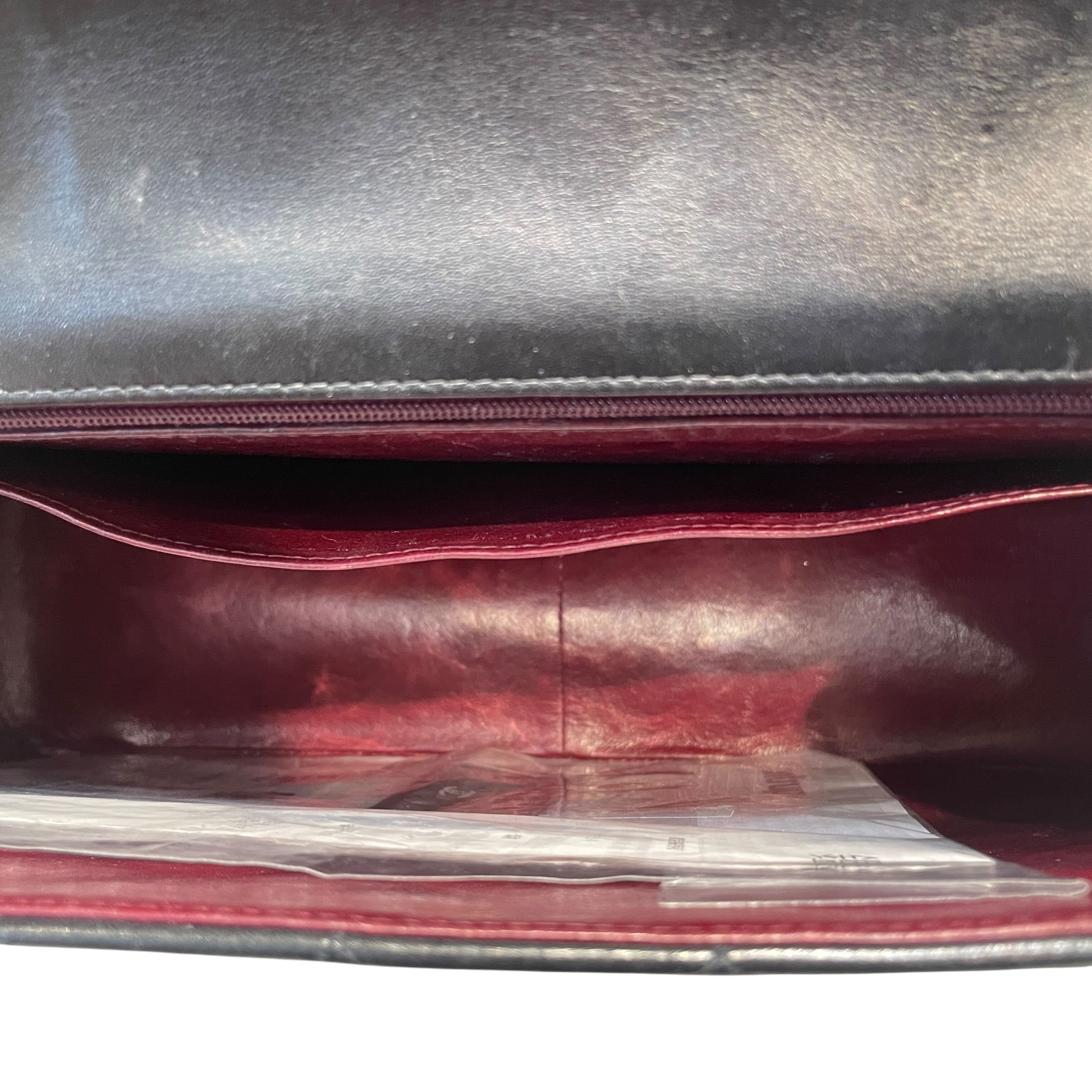 CHANEL/Hand Bag/Leather/BLK/Vintage Jumbo Quilted Bag view 5