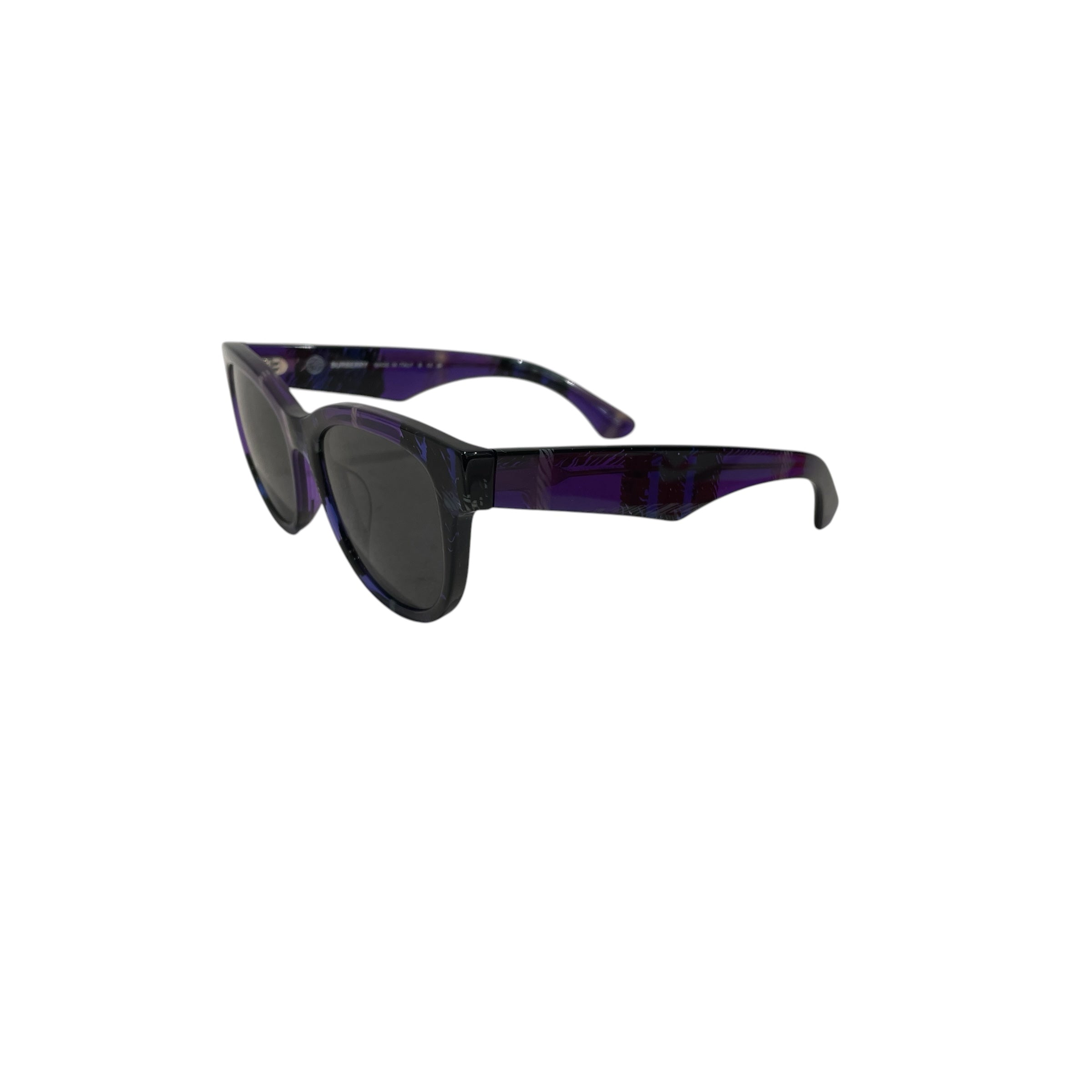 BURBERRY/Sunglasses/Plaid/Plastic/PPL/L's/B4432 CAT EYE SUNGLASSES view 2