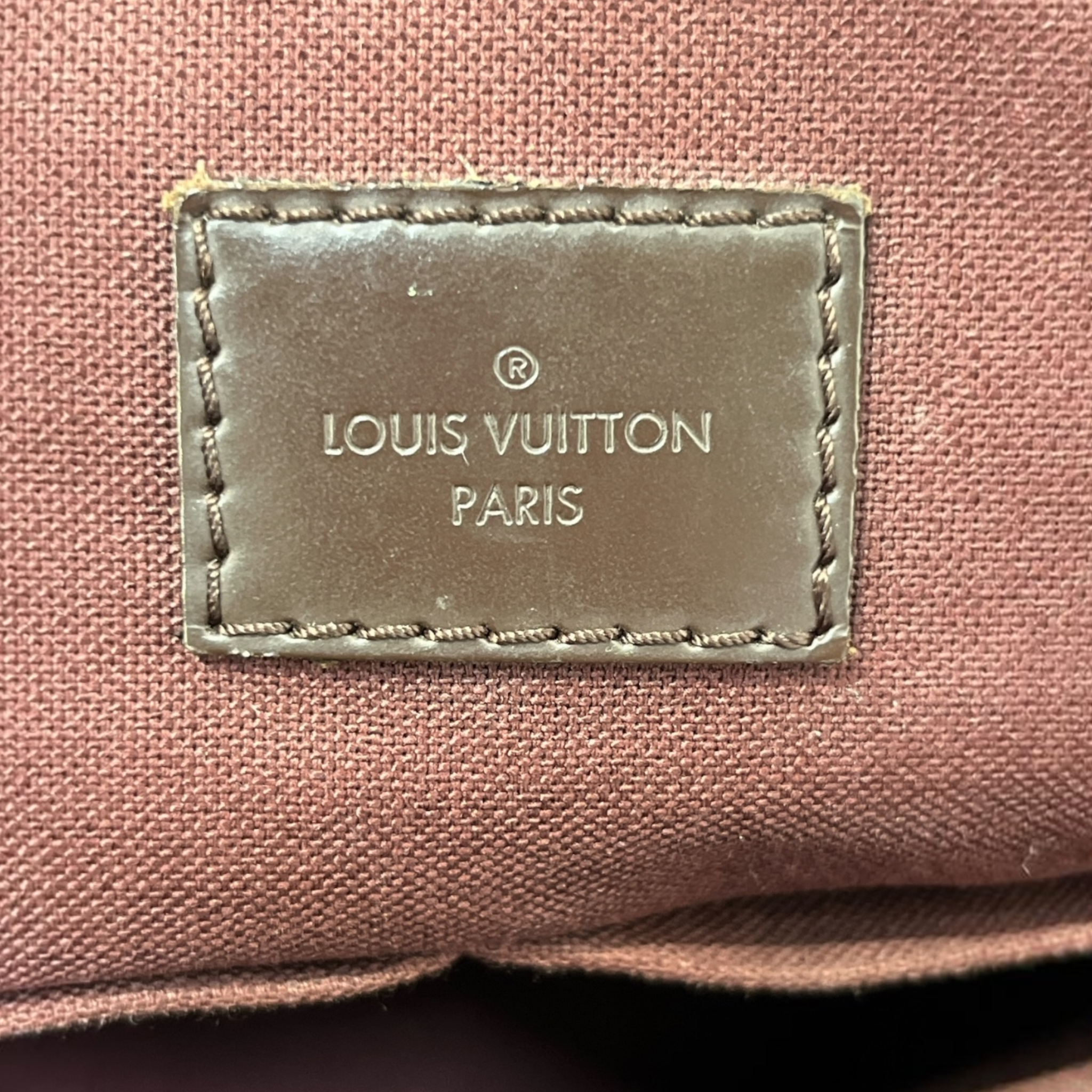 LOUIS VUITTON/Tote Bag/Monogram/Leather/BRW/DAMIER EBENE view 5