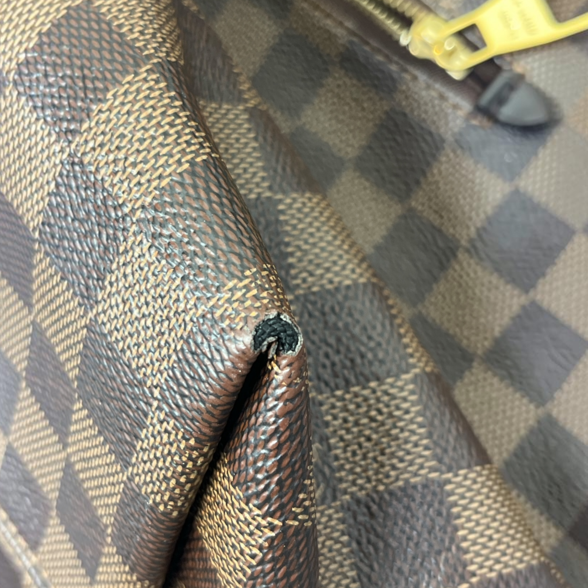 LOUIS VUITTON/Tote Bag/Monogram/Leather/BRW/DAMIER EBENE view 6