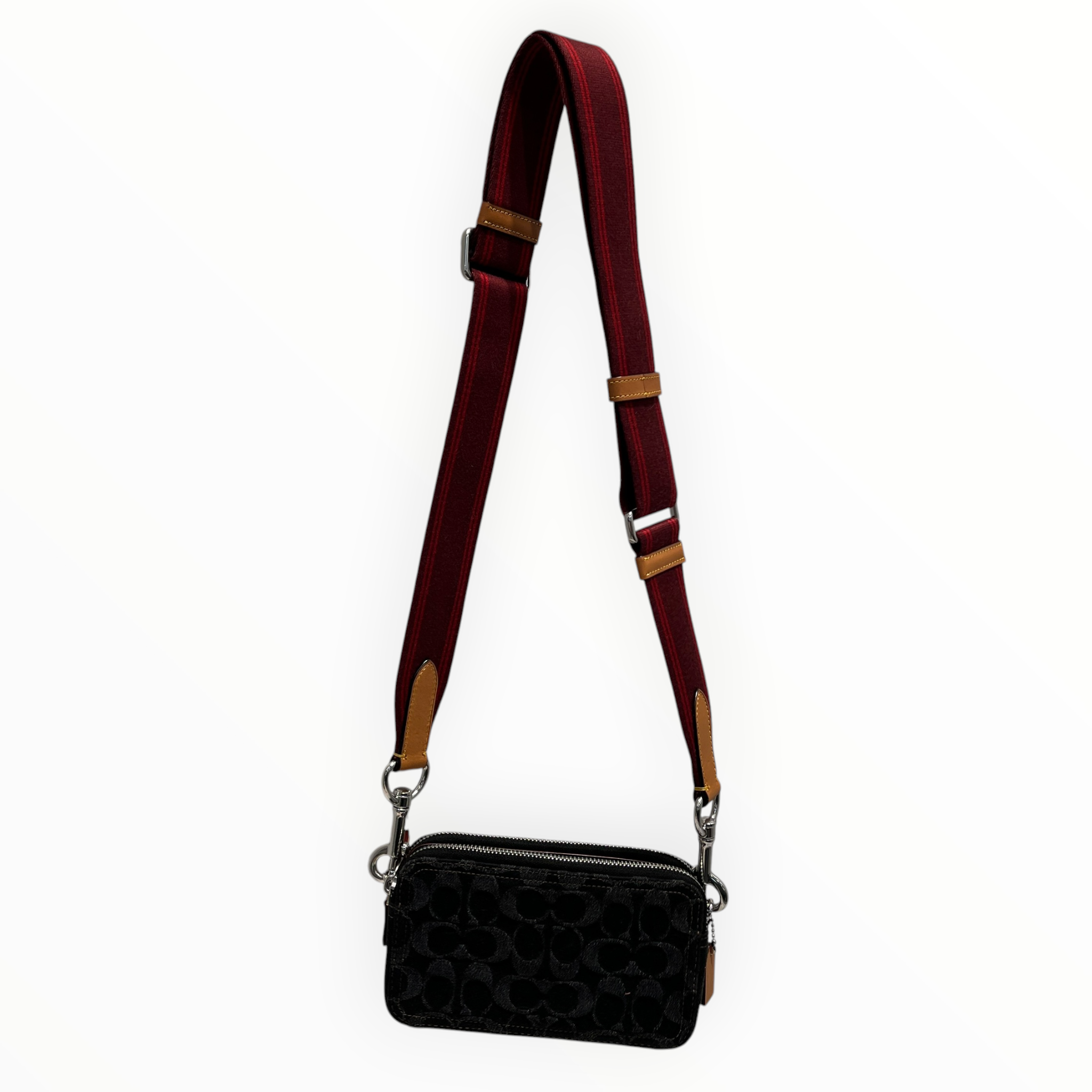 COACH/Cross Body Bag/Monogram/Cotton/BRD/Kira Signature Medium Crssbody view 2