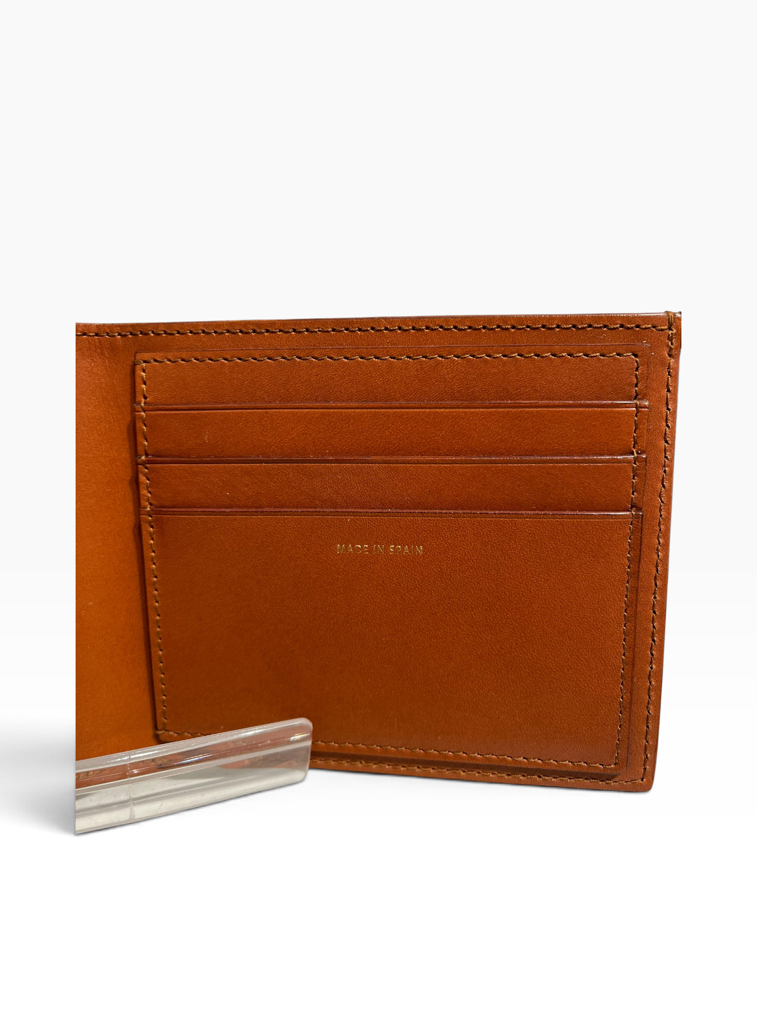 Paul Smith/Bifold Wallet/Leather/CML/M's/Red and Green Border view 4