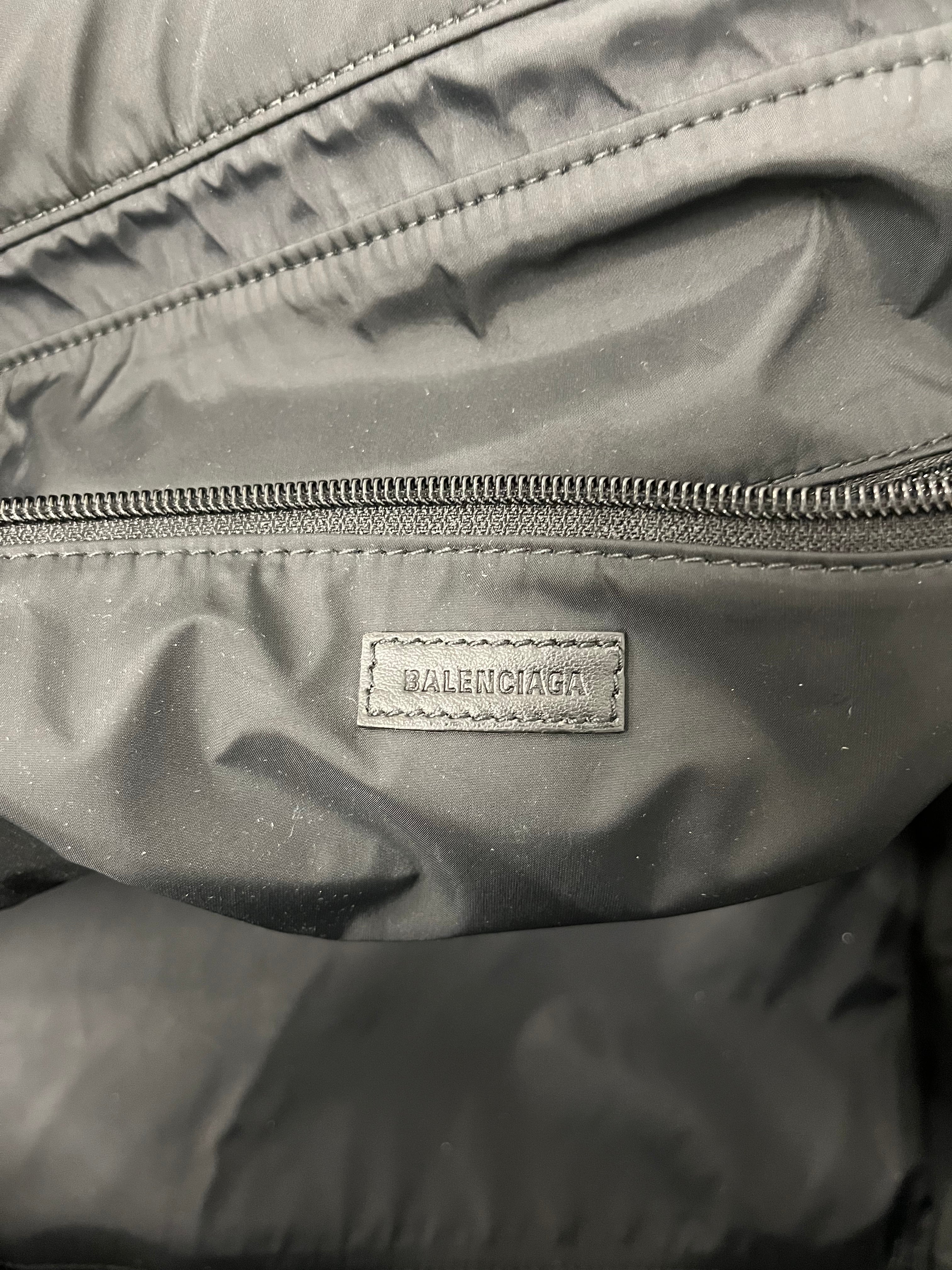 BALENCIAGA/Luggage/Cotton/BLK/INSULATED DELIVERY BAG view 5