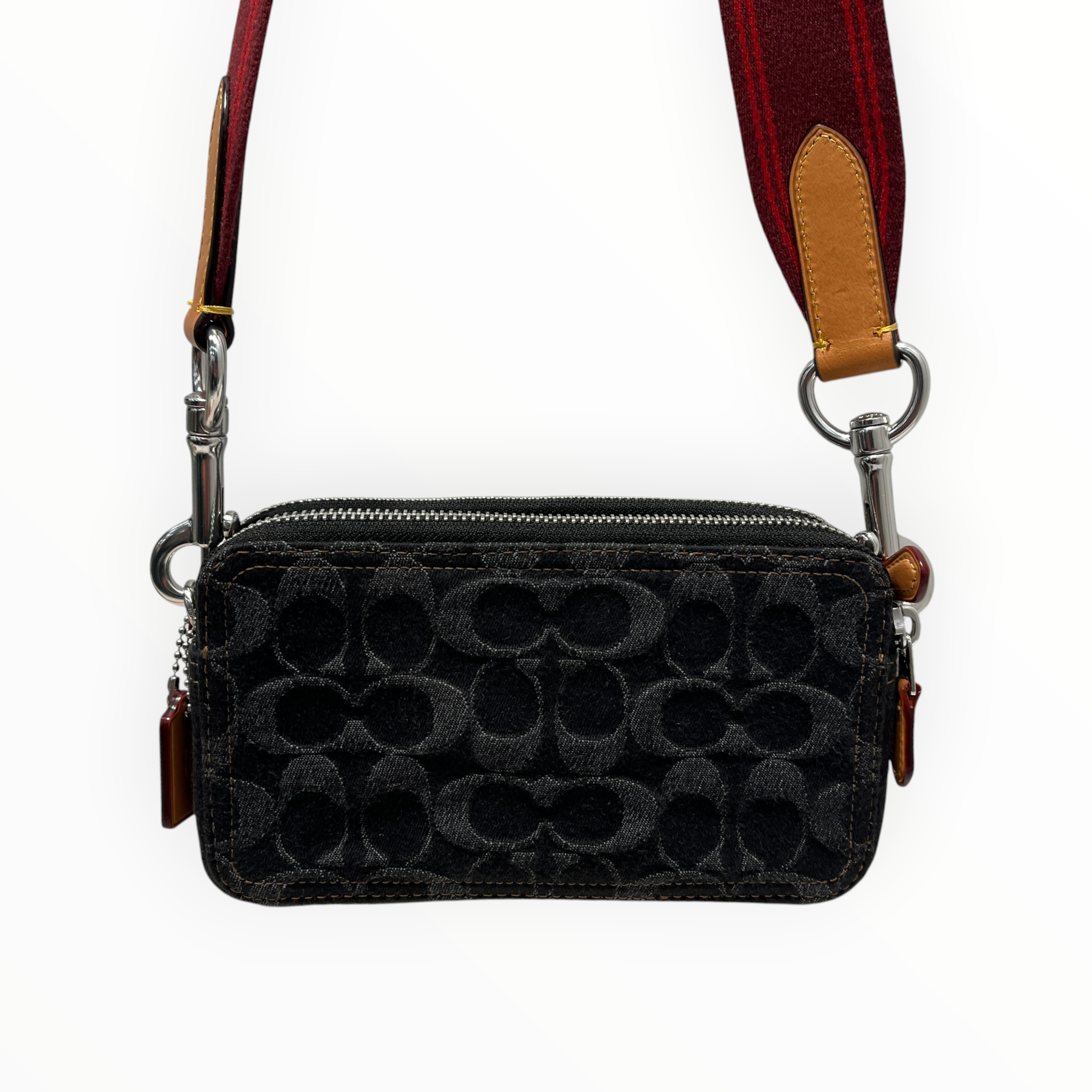 COACH/Cross Body Bag/Monogram/Cotton/BRD/Kira Signature Medium Crssbody view 3
