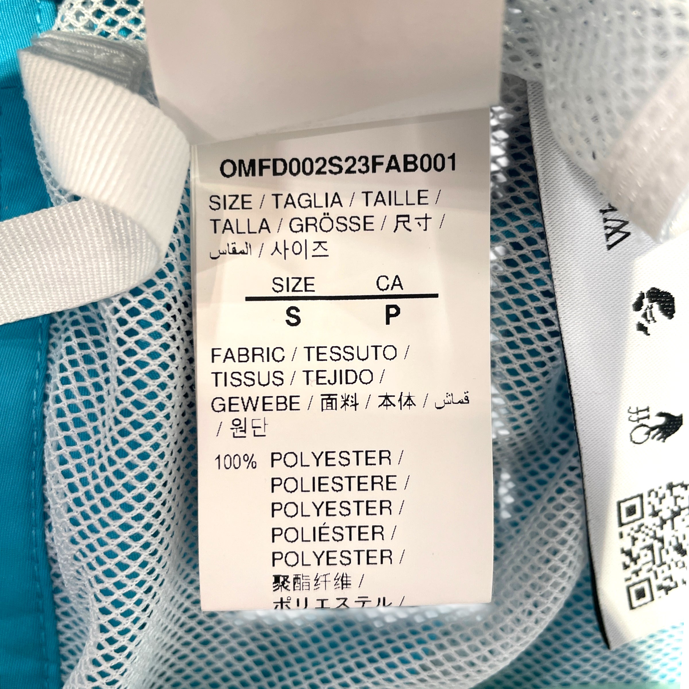 OFF-WHITE/Shorts/S/Nylon/BLU/ view 4