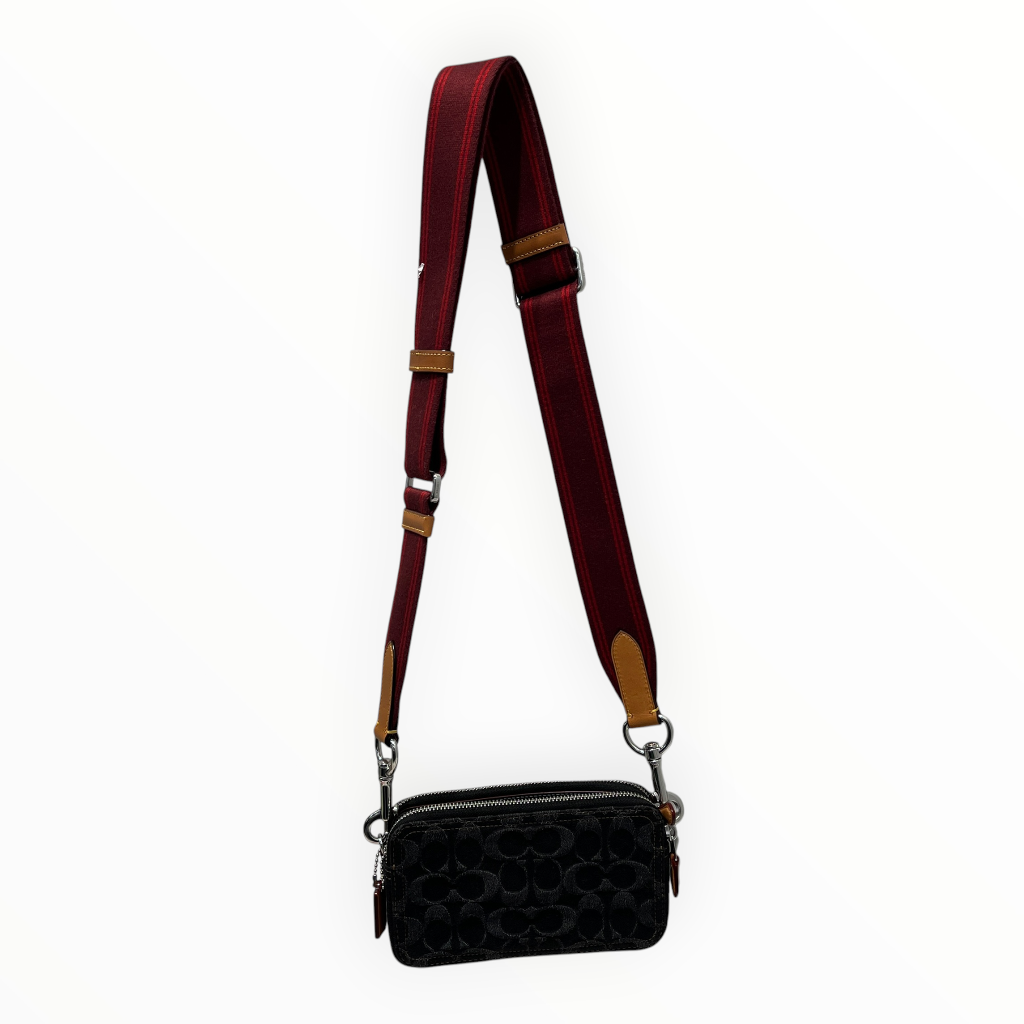 COACH/Cross Body Bag/Monogram/Cotton/BRD/Kira Signature Medium Crssbody view 1