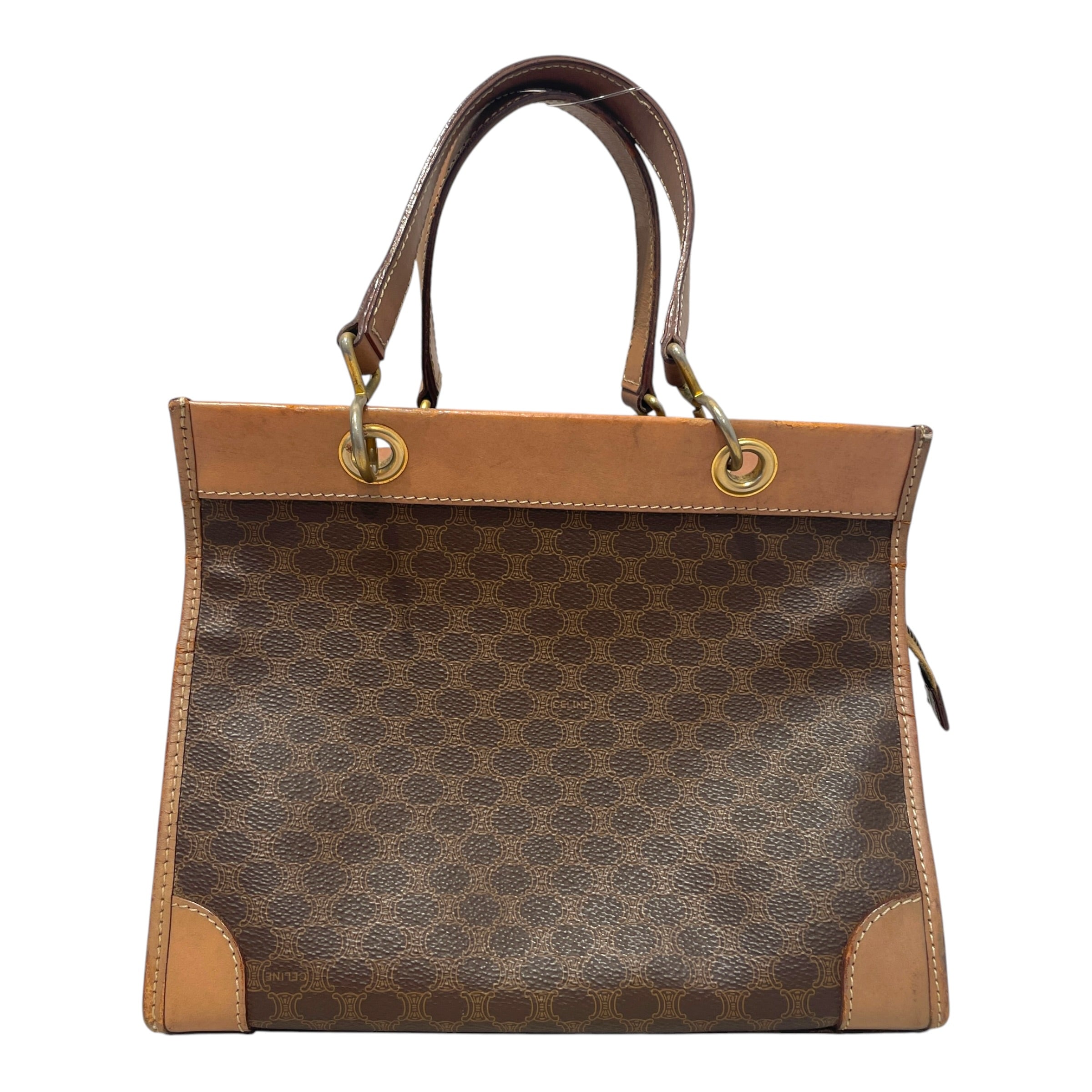CELINE/Bag/Monogram/Leather/BRW/Monogram Top Handle Bag view 3