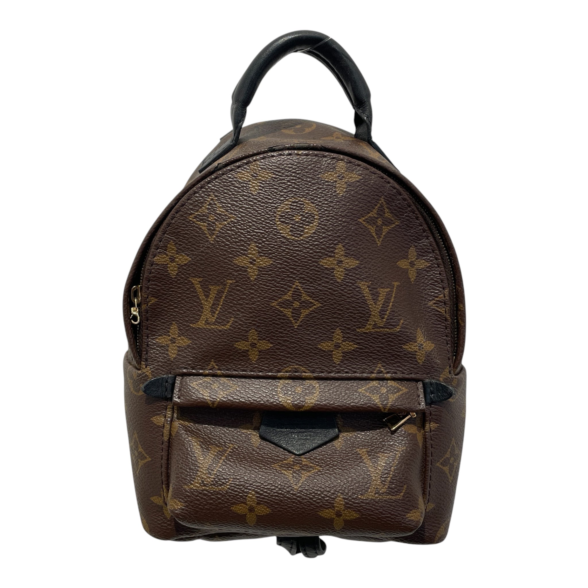 LOUIS VUITTON/Backpack/Monogram/Leather/BRW/palm springs mini view 1