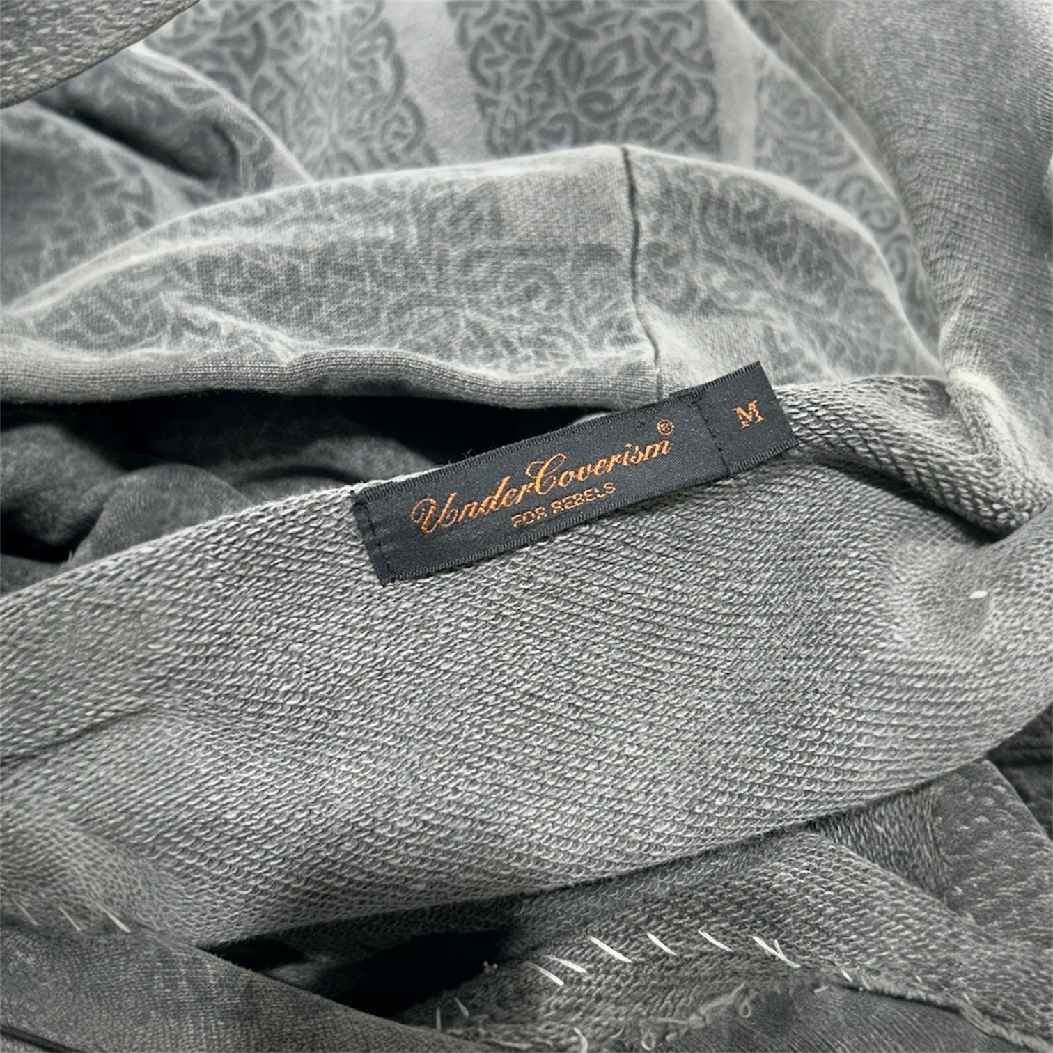 UNDERCOVERISM/Hoodie/M/All Over Print/Cotton/GRY/03 scab hoodie view 4