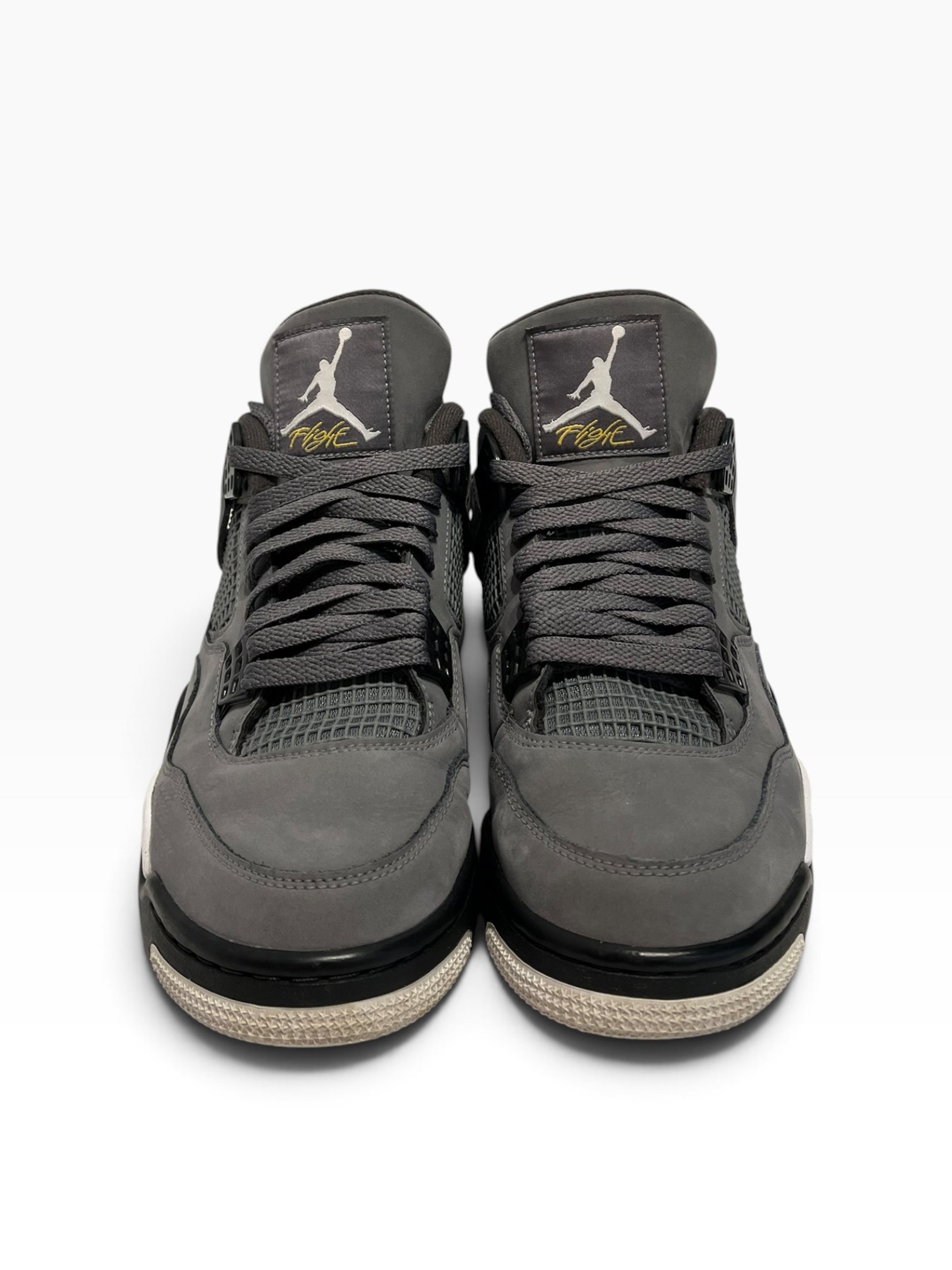 NIKE/Hi-Sneakers/US 9/Leather/GRY/retro cool grey 4 view 3