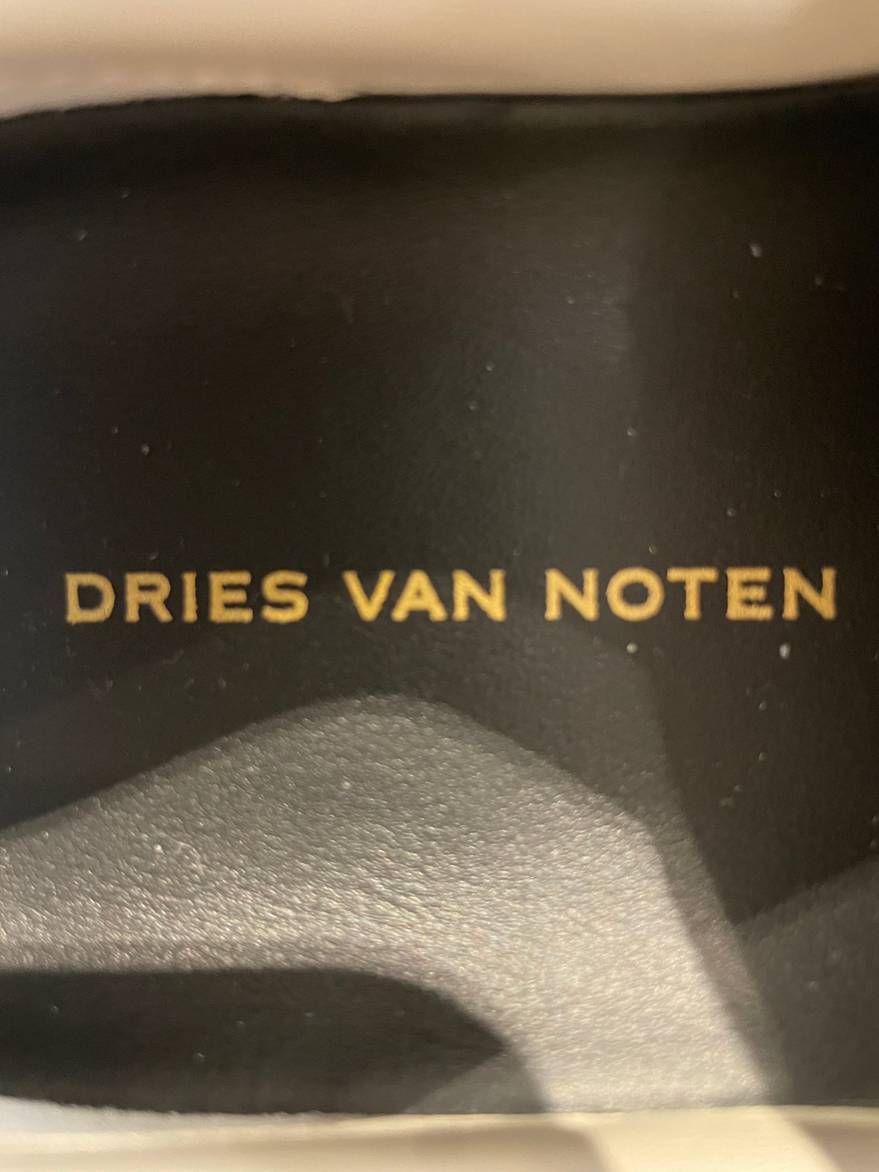 DRIES VAN NOTEN/Low-Sneakers/EU 38/Leather/BRD/burgundy leather ballet shoe view 4