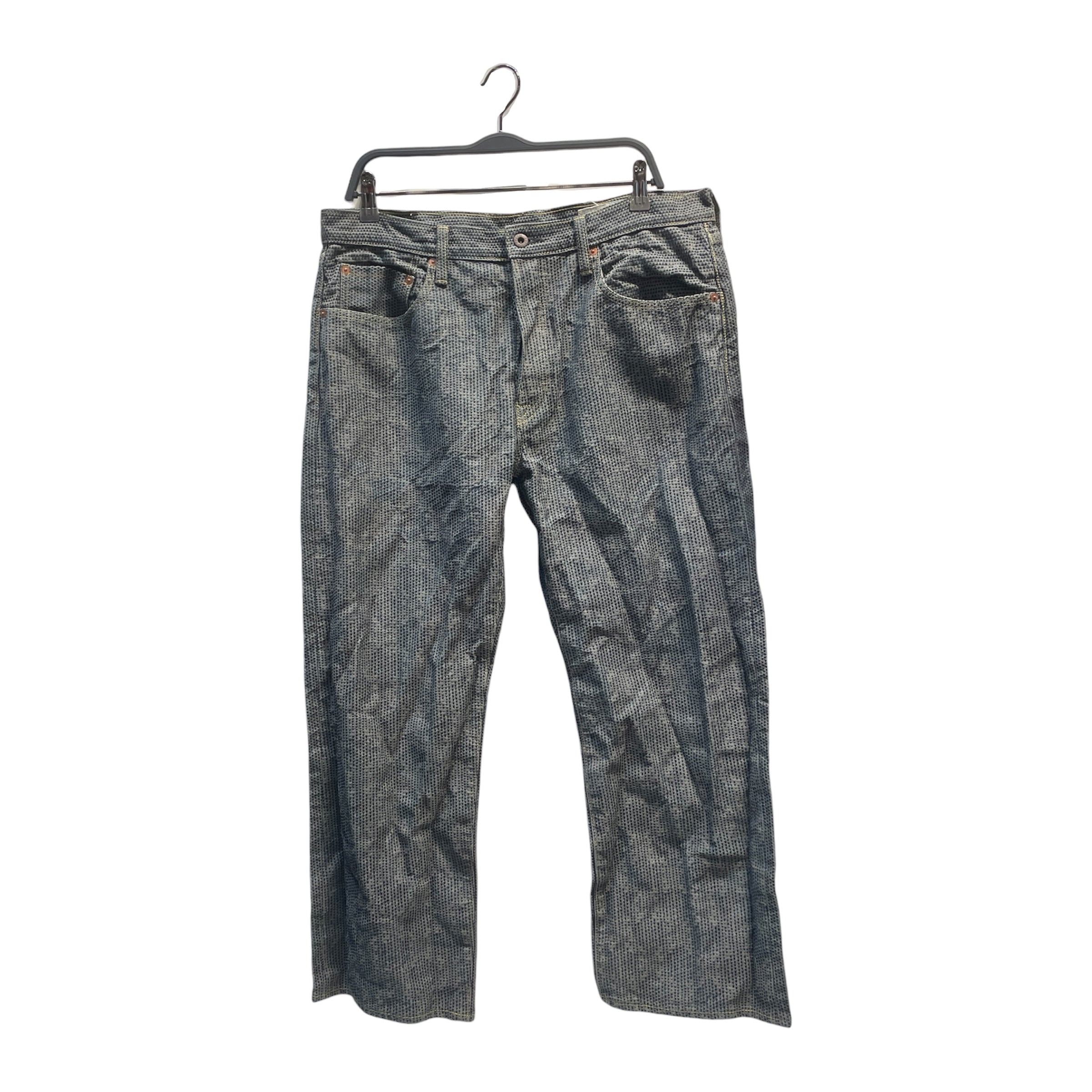 KAPITAL/Pants/38/Denim/NVY/All Over Print/STITCH DENIM view 1