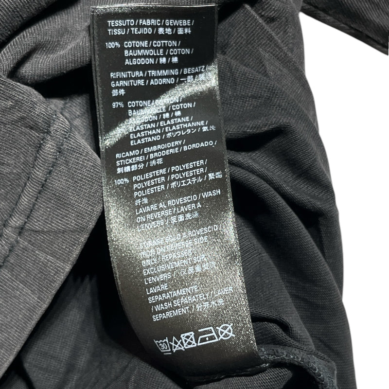 BALENCIAGA/T-Shirt/1/Cotton/BLK/TURN SLIT