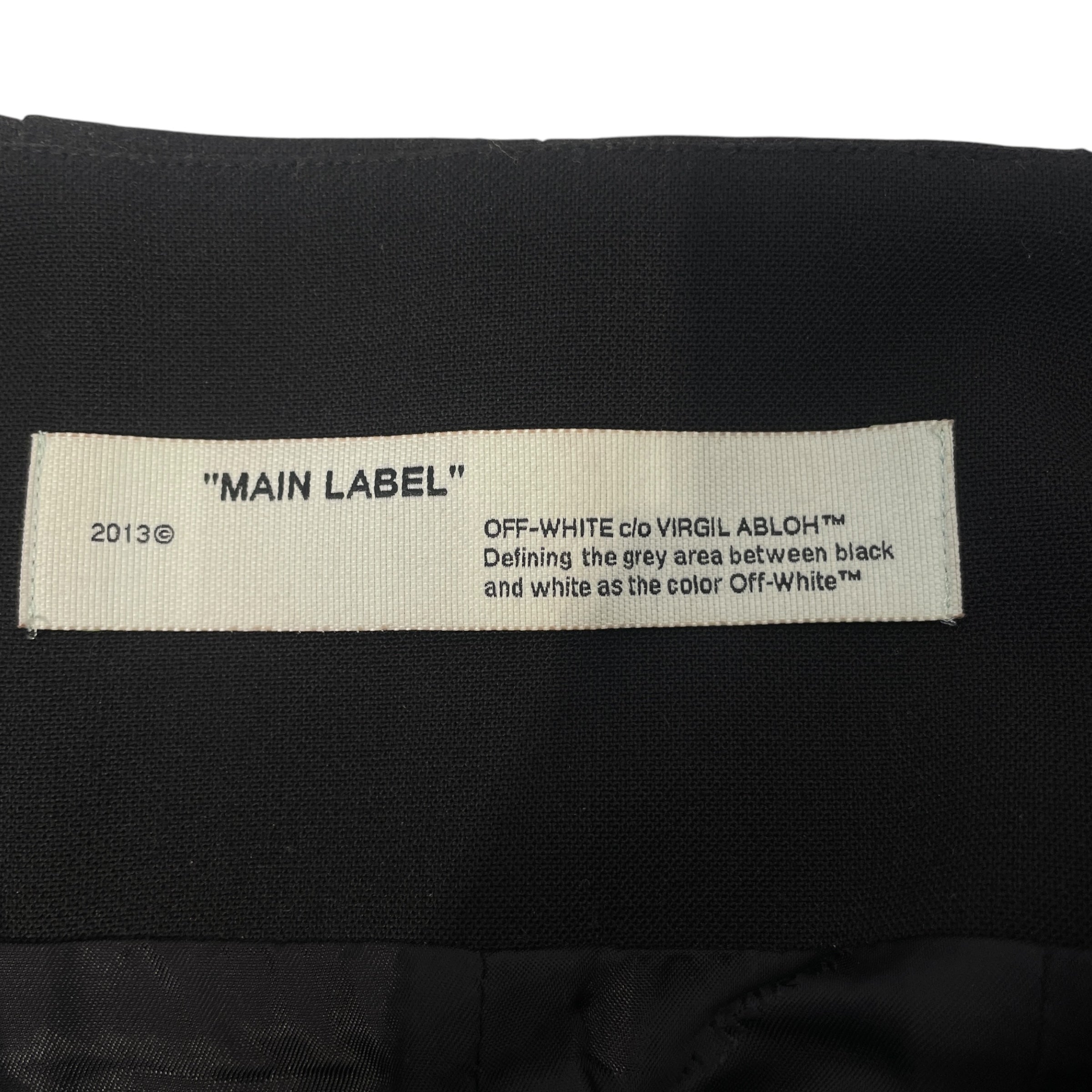 OFF-WHITE/Skirt/40/Polyester/BLK/ view 3