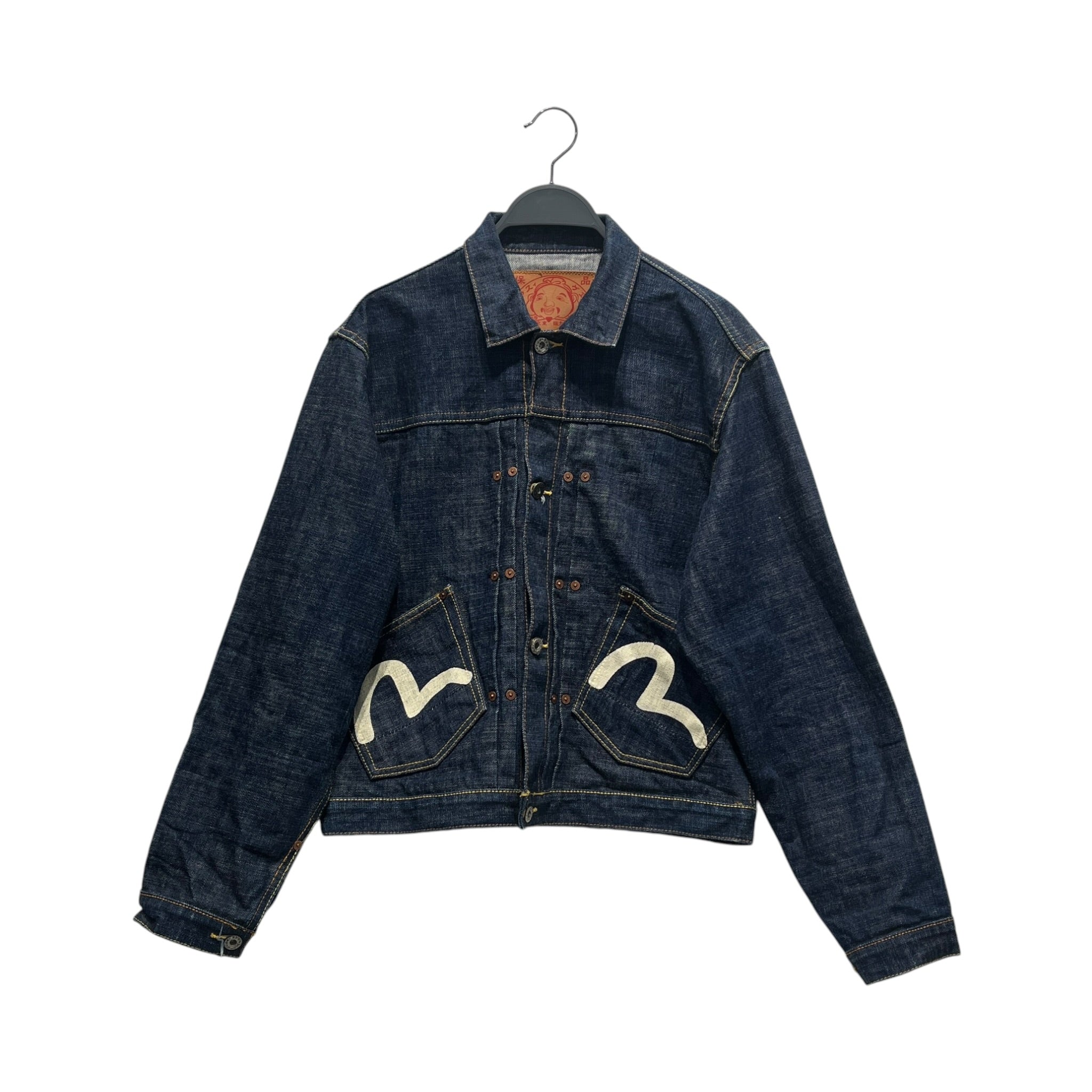 EVISU/Denim Jkt/L/Denim/NVY/CROPPED EVISU DENIM JACKET view 1