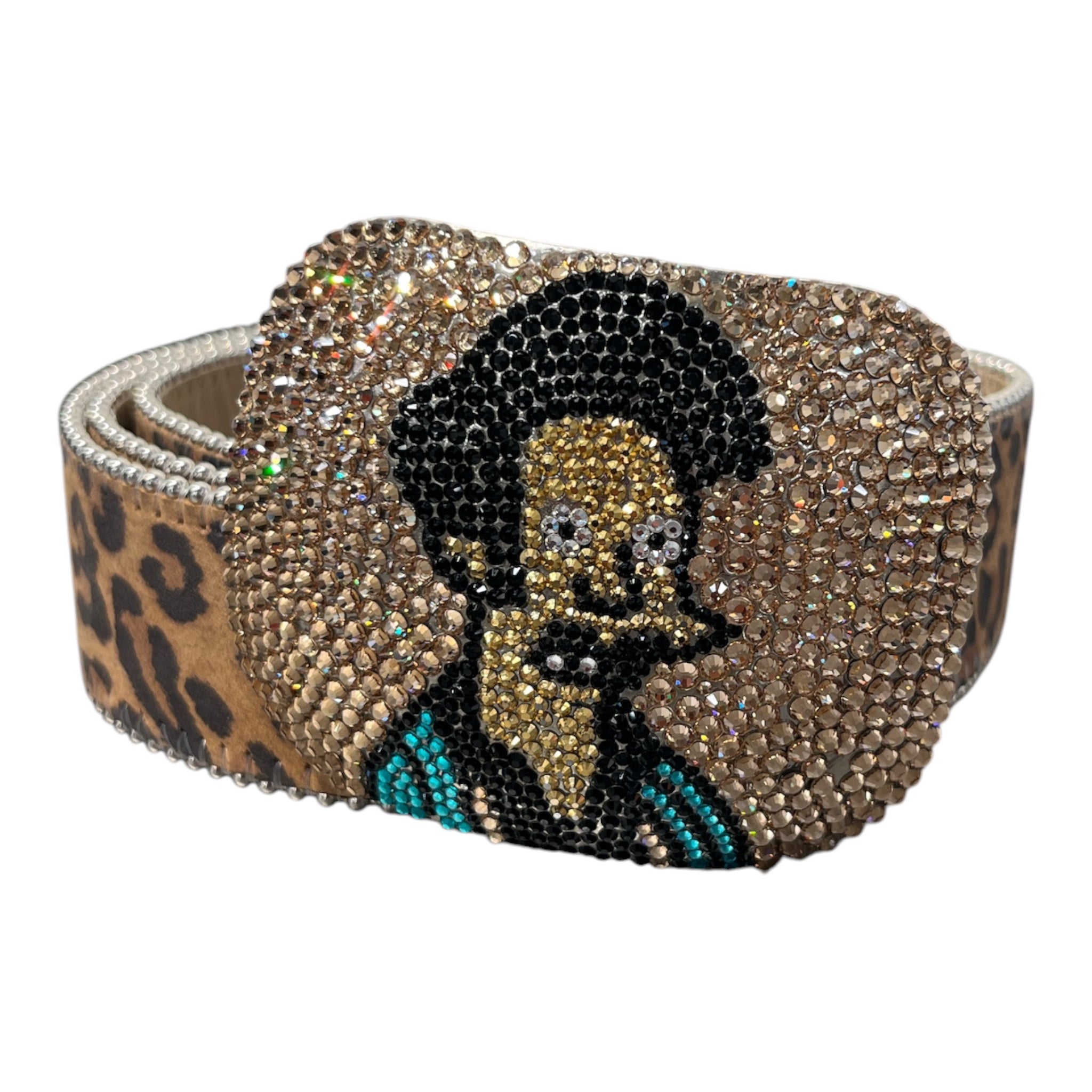 b.b.simon/Belt/Animal Pattern/Leather/MLT/M's/cheetah-simpsons-730 view 1