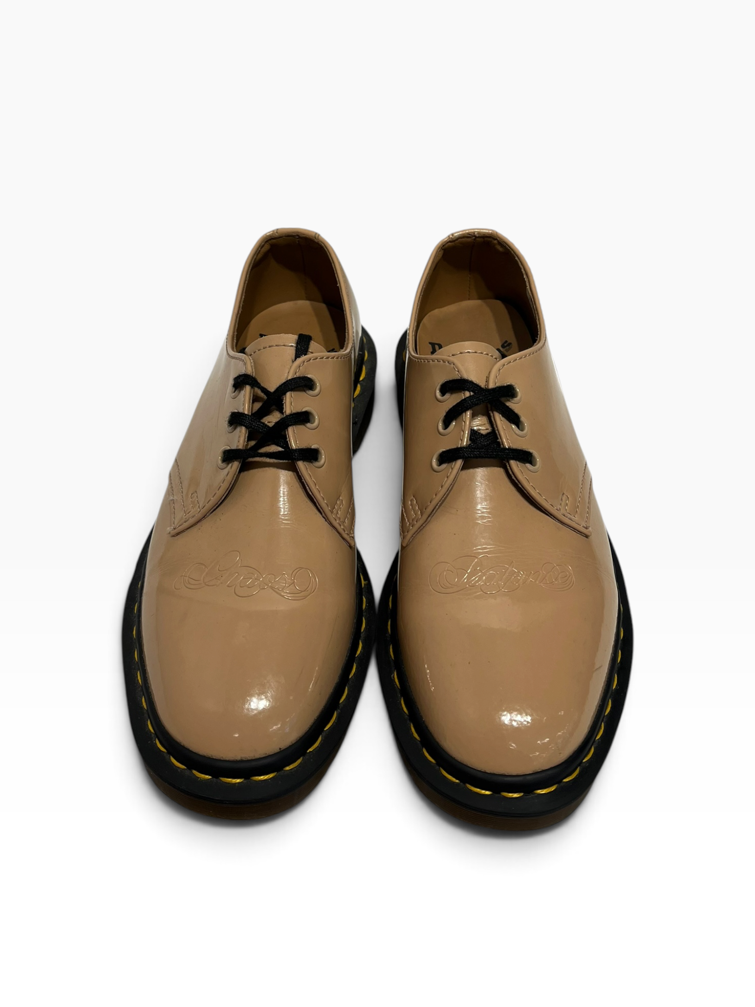 Dr.Martens/Low-Sneakers/US 7.5/Faux Leather/BEG/dr.marten x undercover view 3