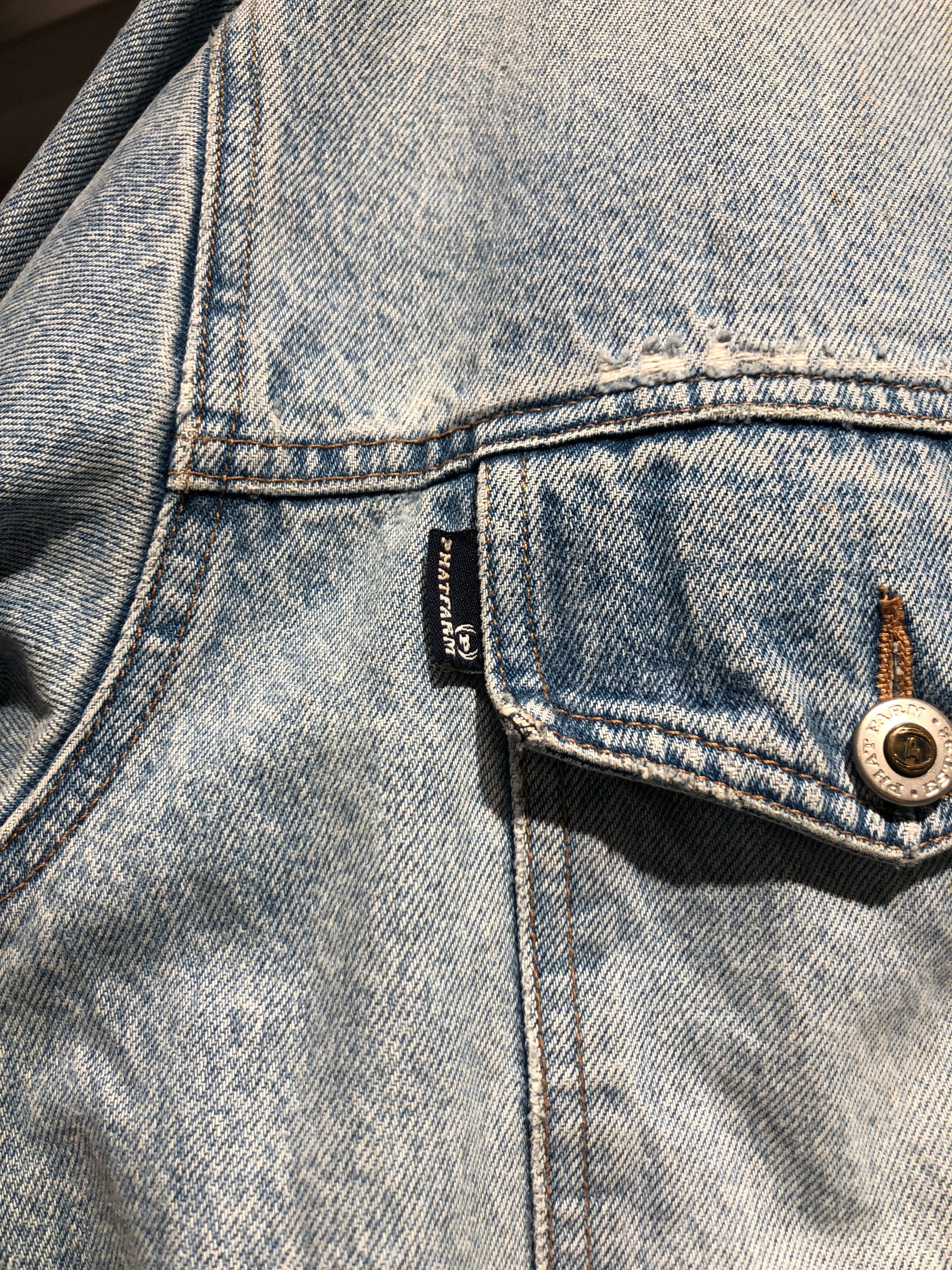PHAT FARM/Denim Jkt/XL/Denim/IDG/Double Breasted/Light Wash view 6