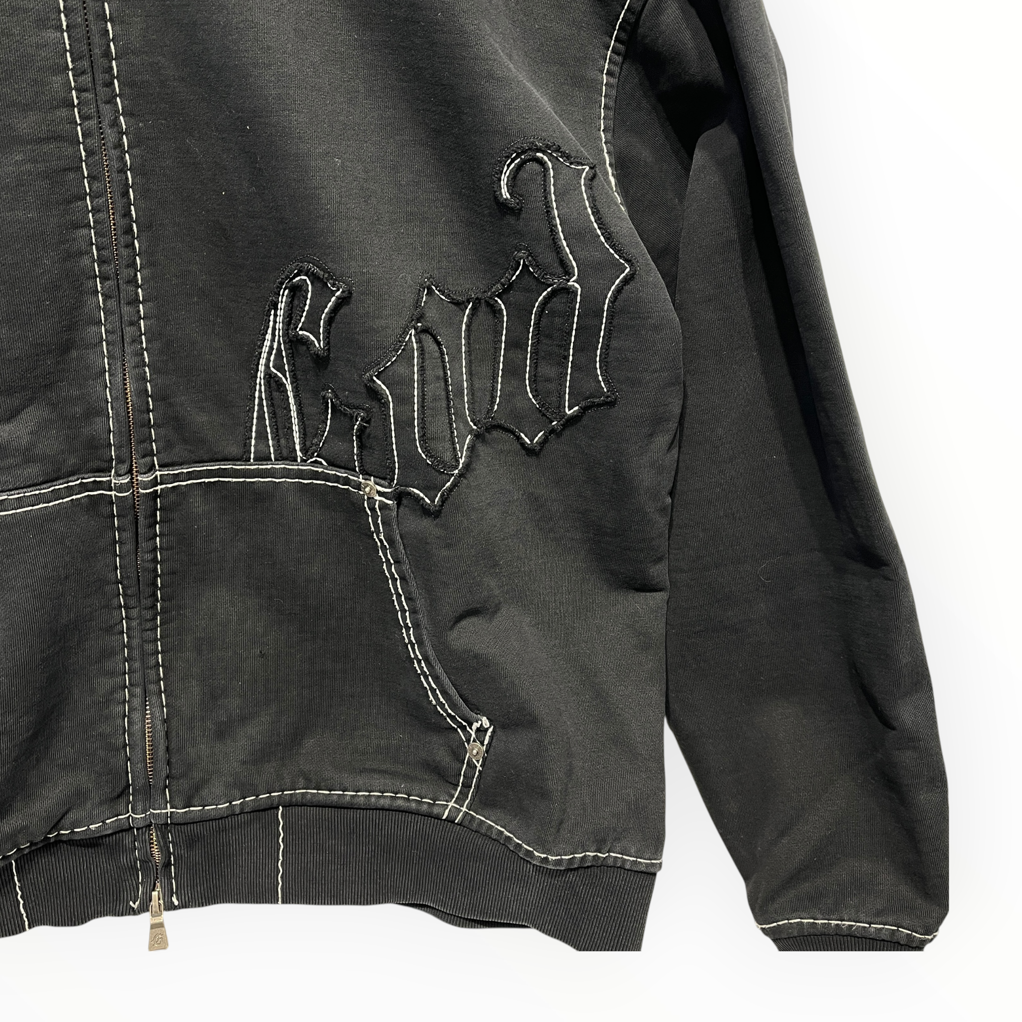 GODSPEED NEW YORK/Zip Up Hoodie/XL/Cotton/BLK/O.G logo Hoodie view 5