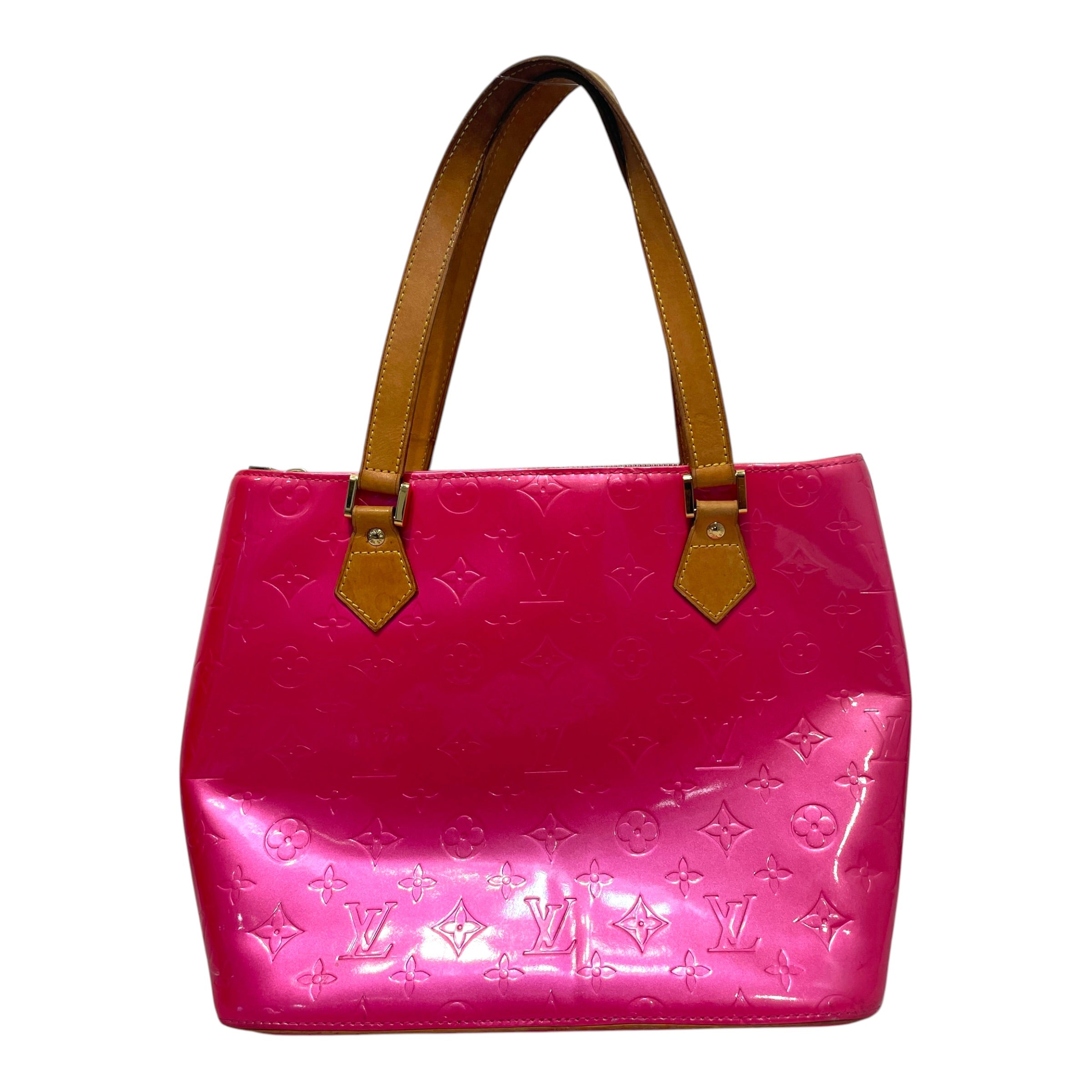 LOUIS VUITTON/Tote Bag/Monogram/Leather/WHT/Vernis Huston Tote view 1
