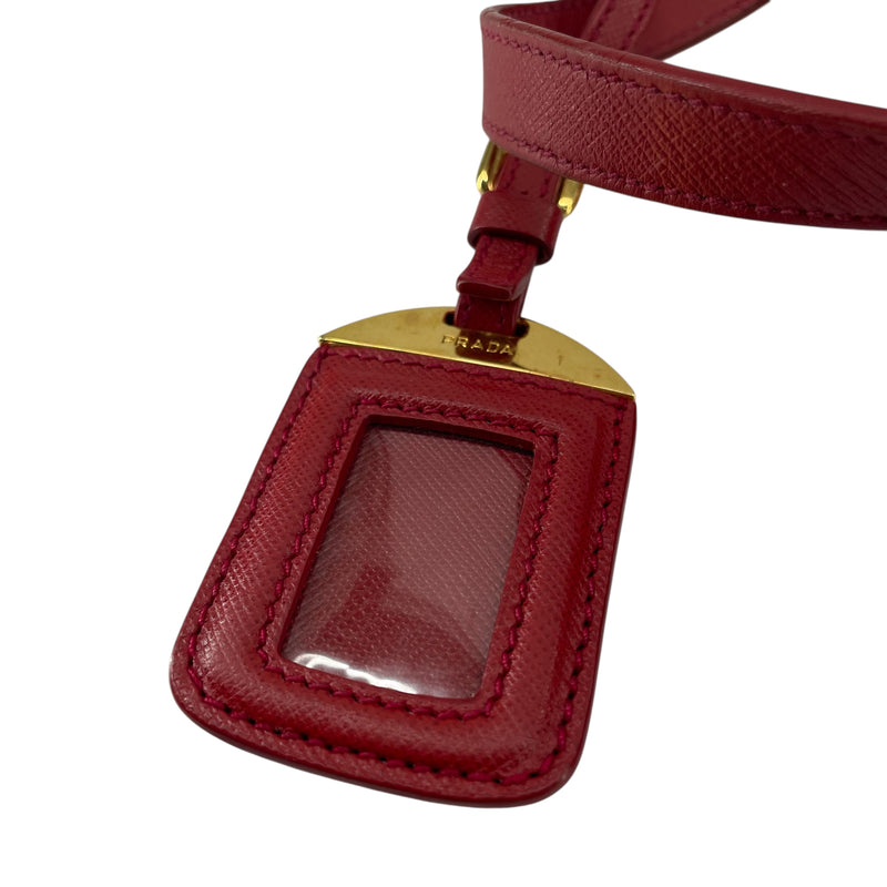 PRADA/Tote Bag/Nylon/RED/NYLON TOTE