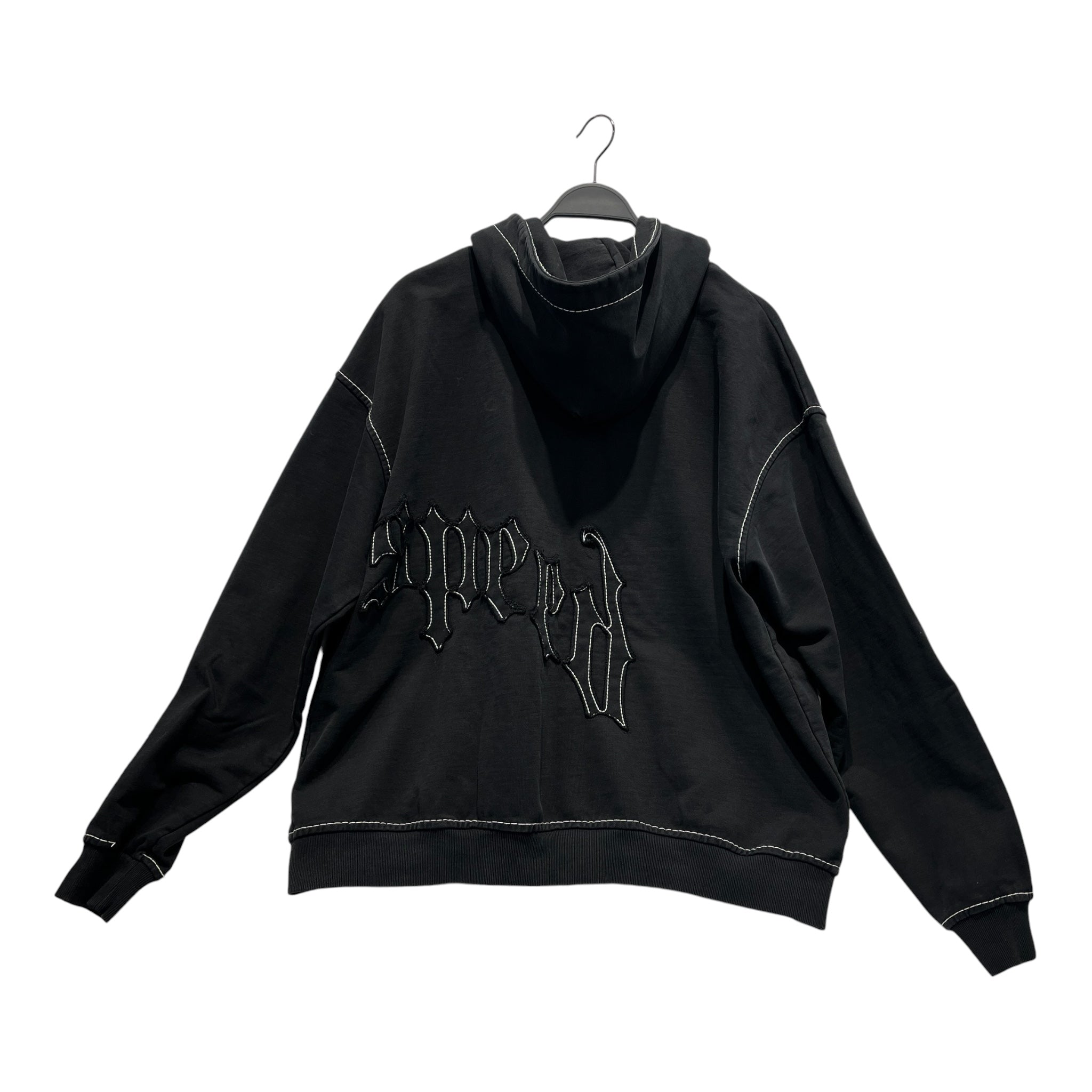 GODSPEED NEW YORK/Zip Up Hoodie/XL/Cotton/BLK/O.G logo Hoodie view 2