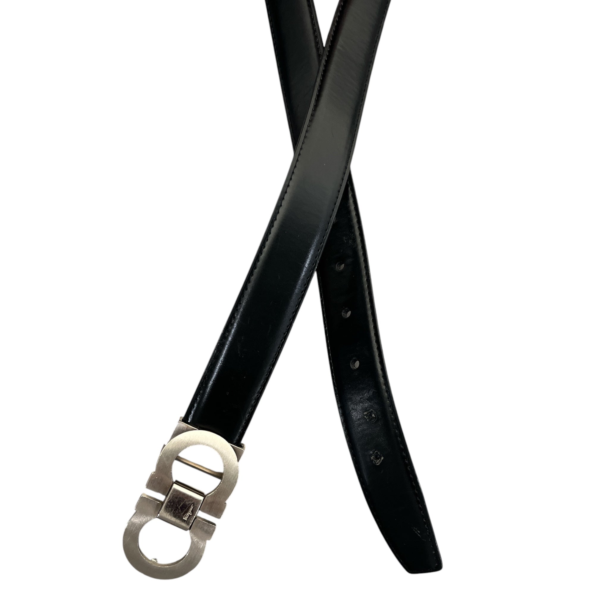 Salvatore Ferragamo/Belt/Leather/BLK/ view 2