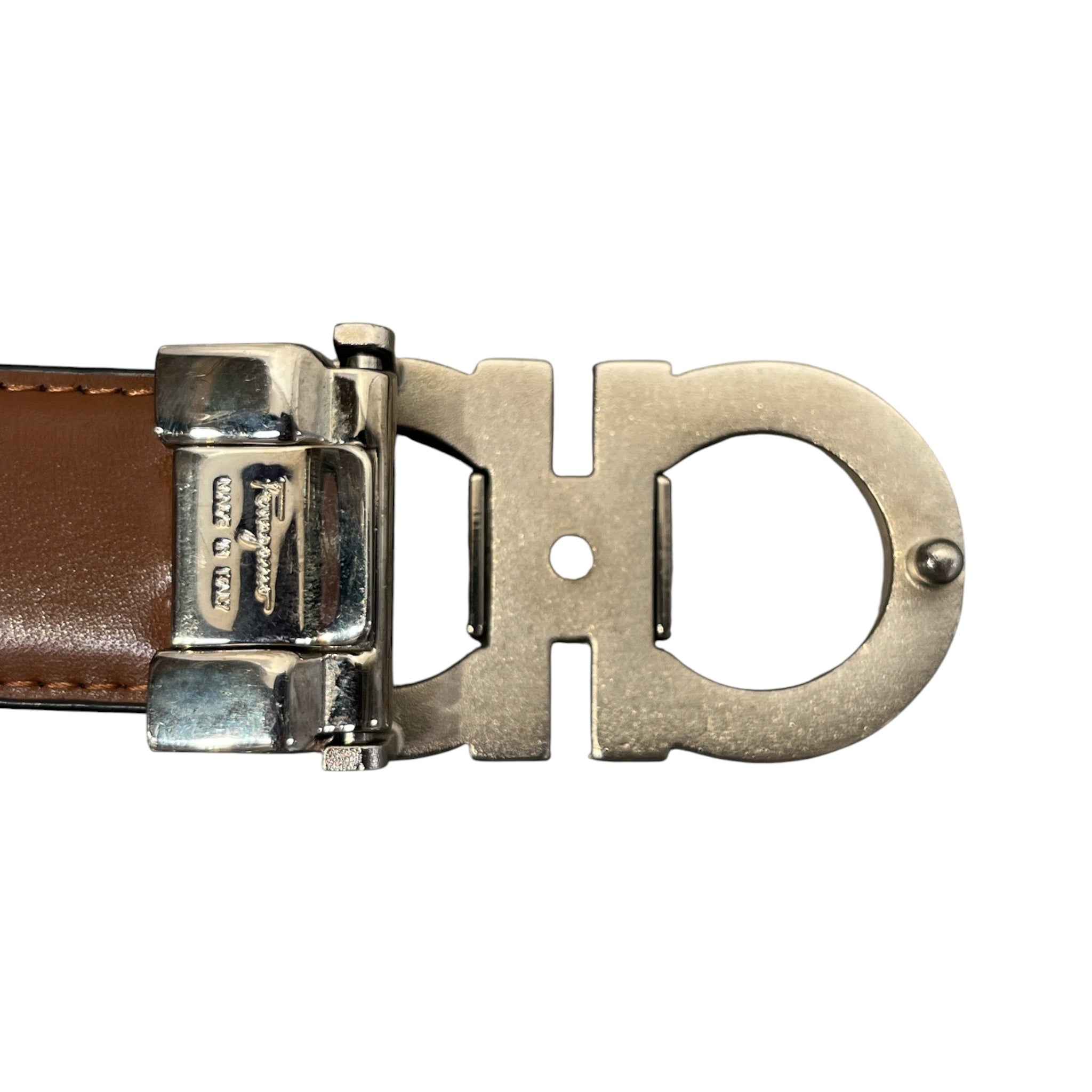 Salvatore Ferragamo/Belt/Leather/BLK/ view 3