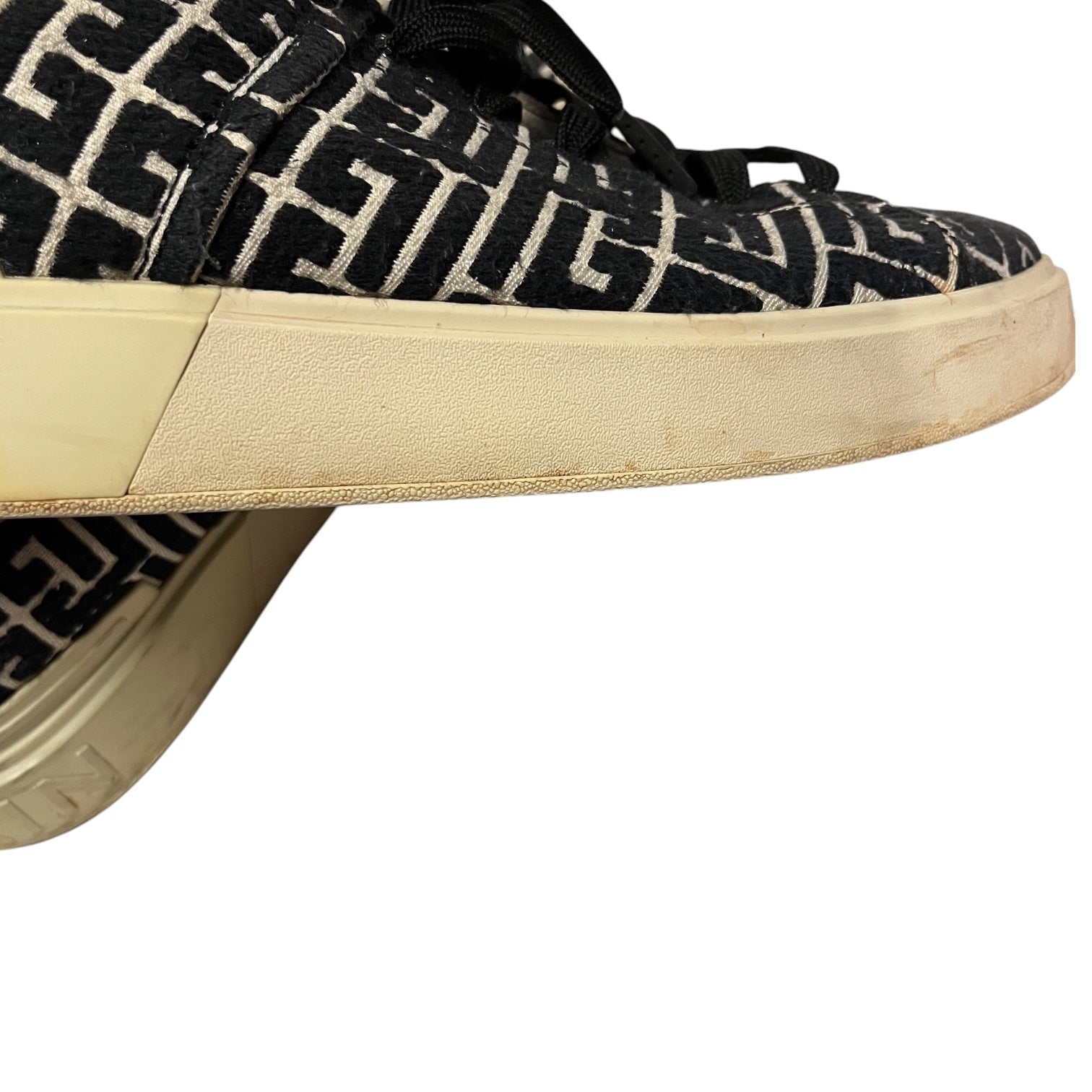 BALMAIN/Low-Sneakers/US 10/BLK/b court view 6