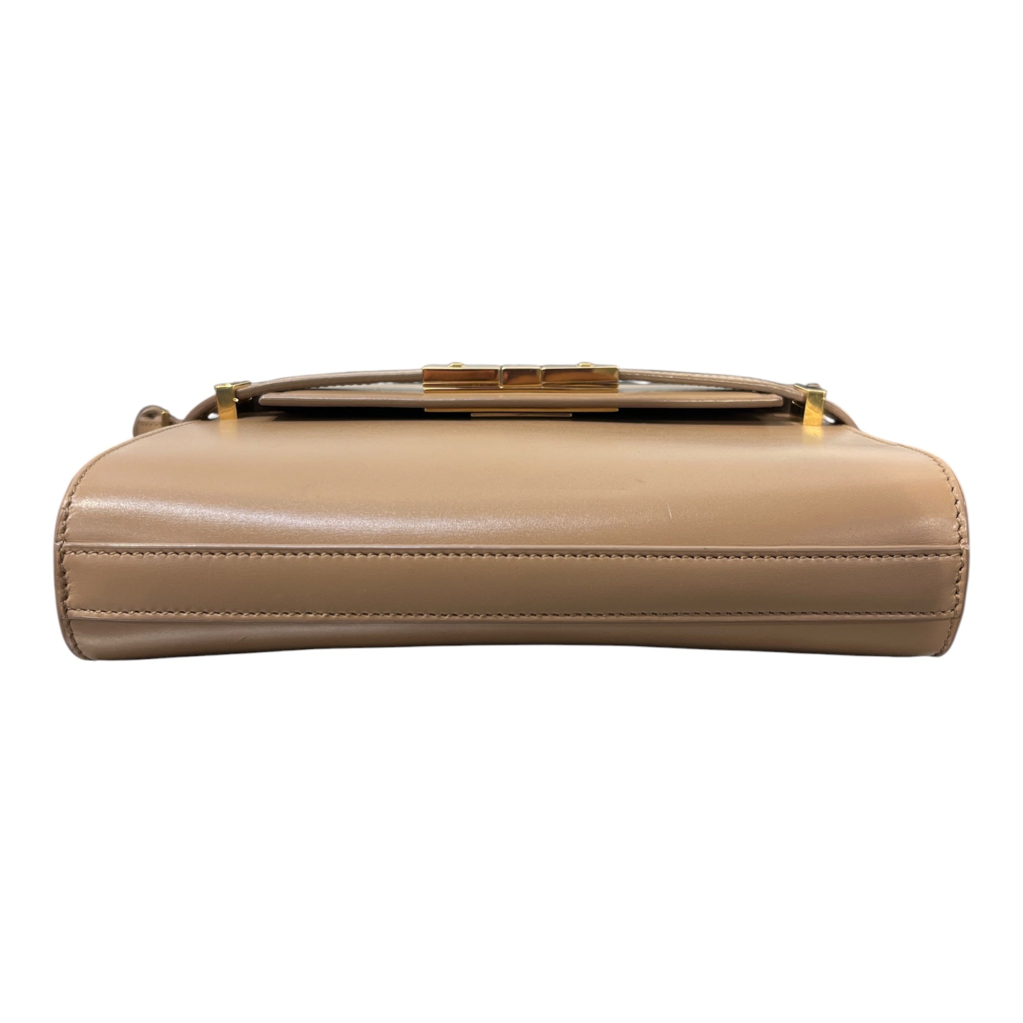 SAINT LAURENT/Cross Body Bag/Leather/BEG/Manhattan Mini Bag view 3