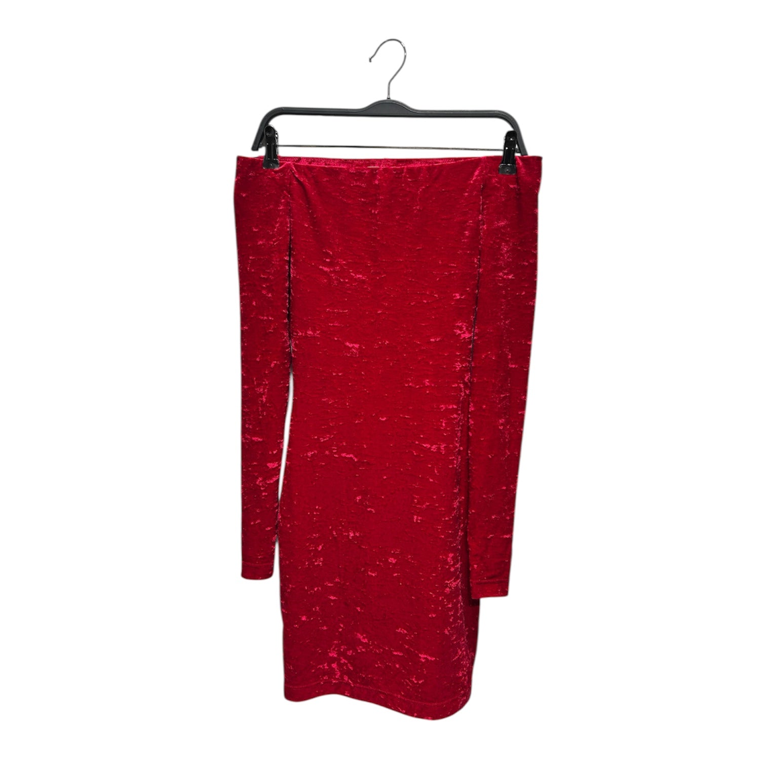BALENCIAGA/LS Dress/36/Suede/RED/CYCLING MINI DRESS view 1