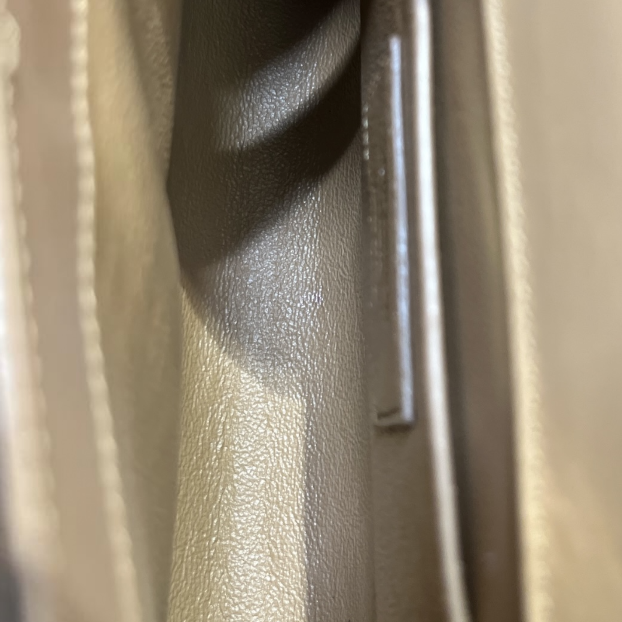 SAINT LAURENT/Cross Body Bag/Leather/BEG/Manhattan Mini Bag view 4