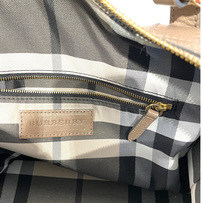 BURBERRY/Hand Bag/Leather/BEG/