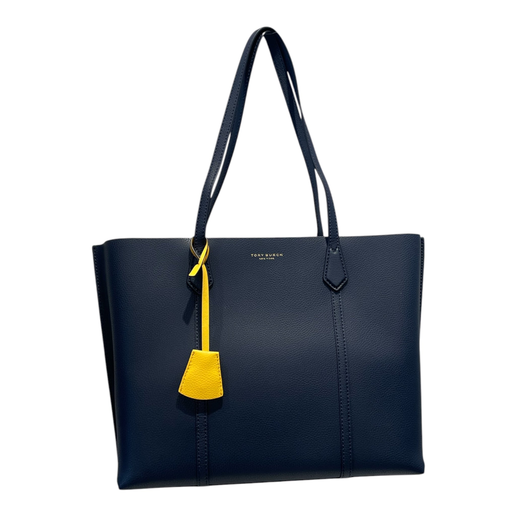 TORY BURCH/Tote Bag/Leather/BLU/Perry Triple - Compartment view 1