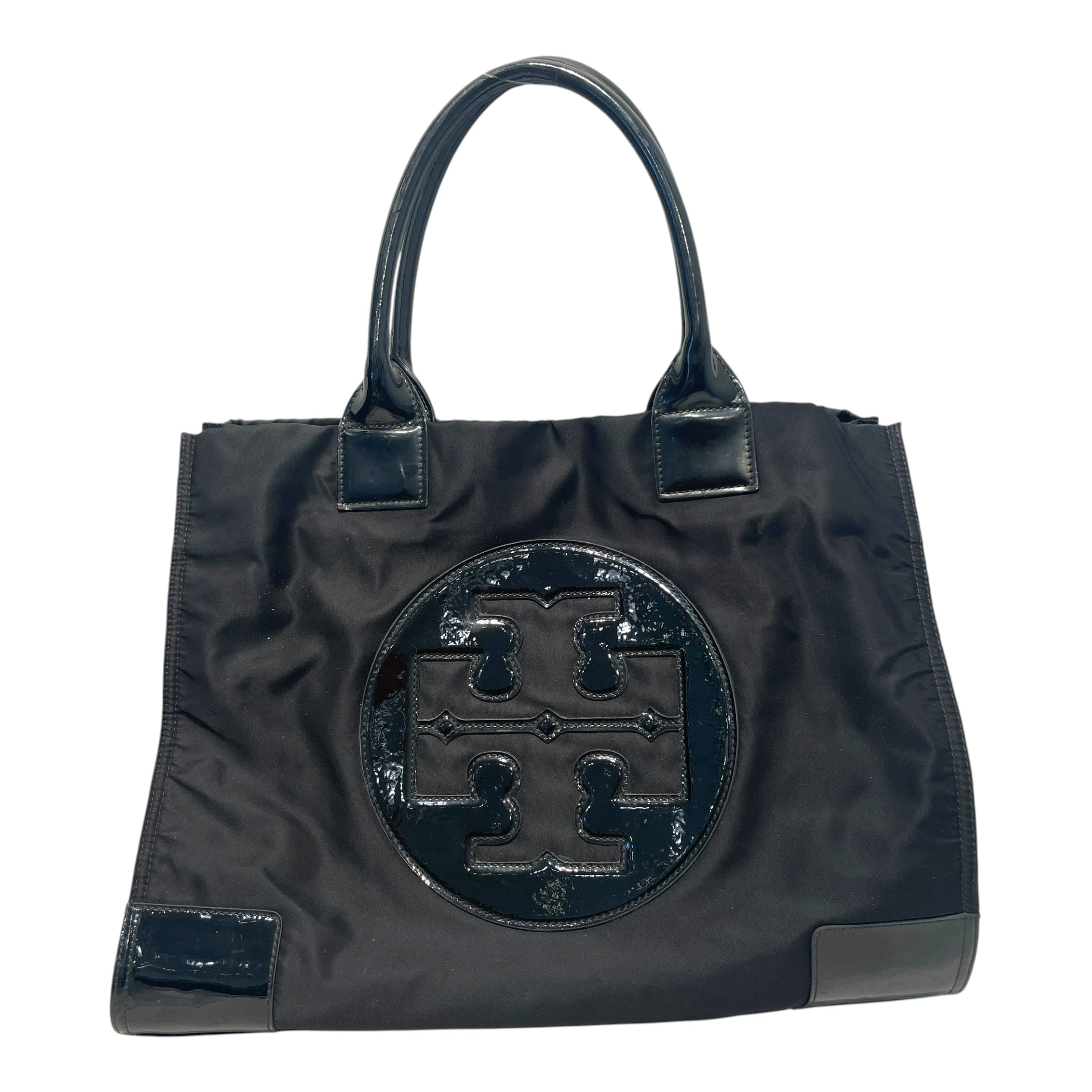 TORY BURCH/Bag/Monogram/Leather/WHT/Logo Tote view 1