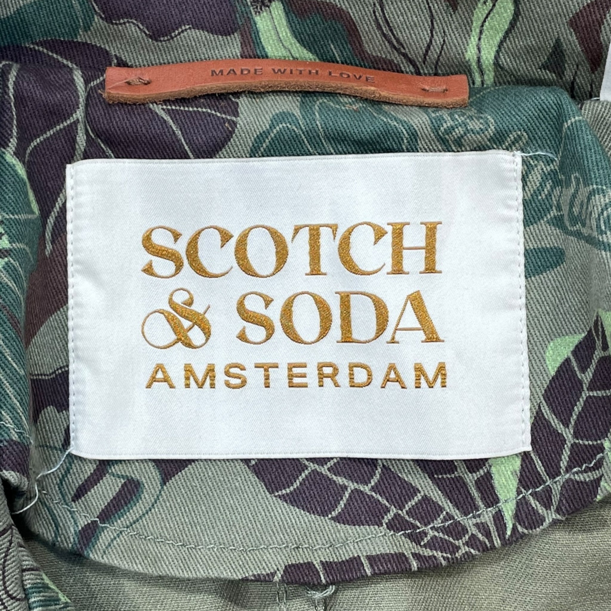 SCOTCH&SODA/Military Jkt/L/Cotton/GRN/ view 3