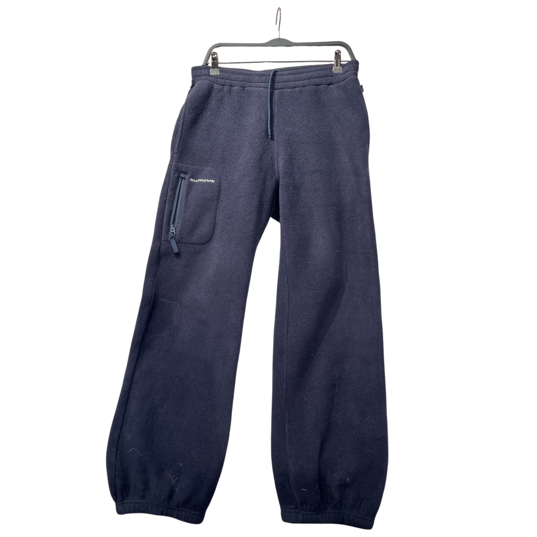 Supreme/Pants/S/Cotton/NVY/FLEECE JOGGERS WHITE LOGO view 1