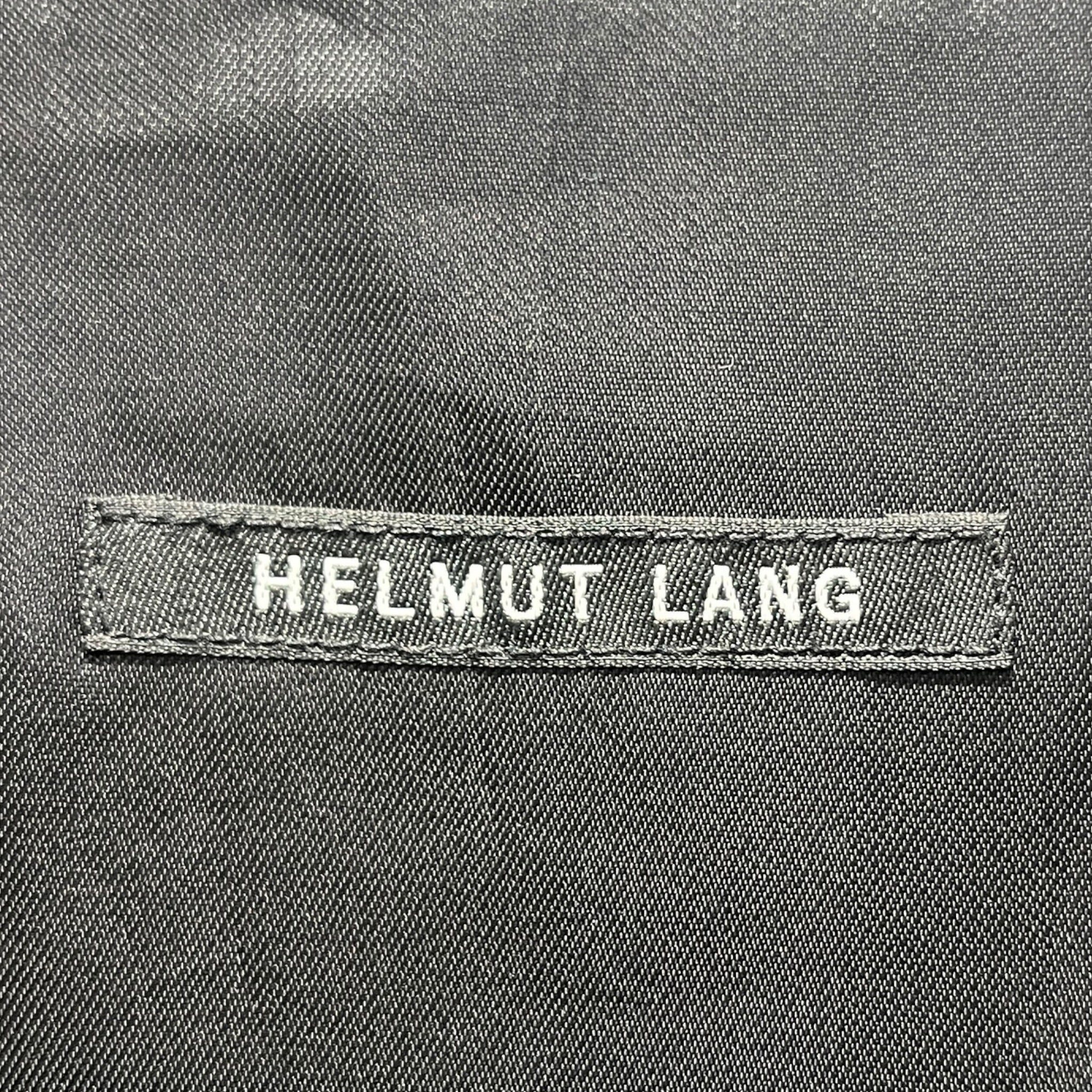 Helmut Lang/Leather Jkt/XS/Leather/BLK/BIKER JACKET view 3