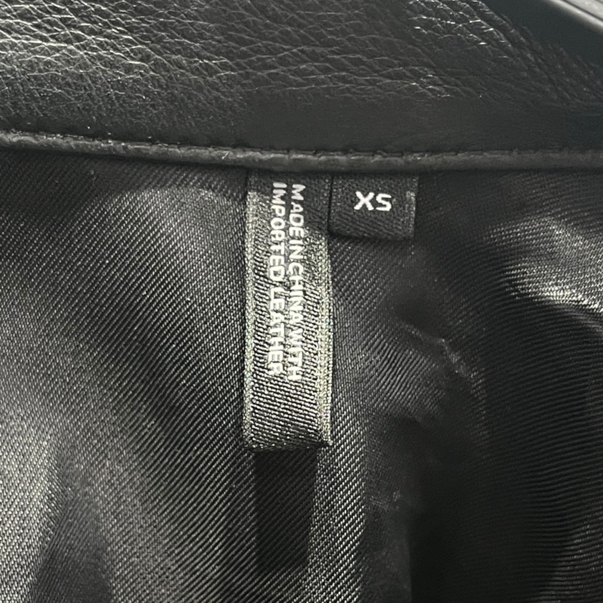 Helmut Lang/Leather Jkt/XS/Leather/BLK/BIKER JACKET view 4